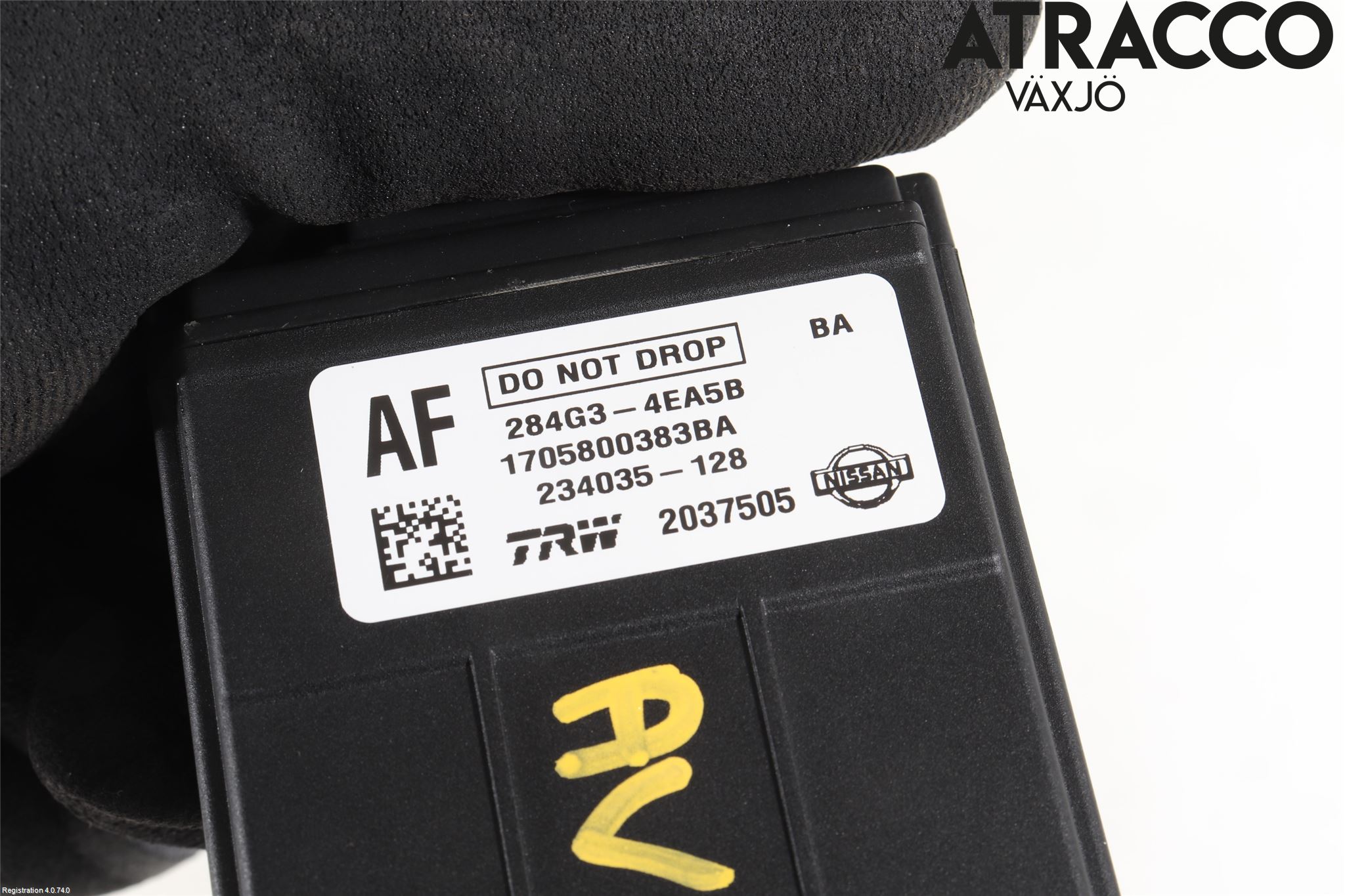 Nissan QASHQAI 14-17 Sensor Aktivt Kollisionsskydd