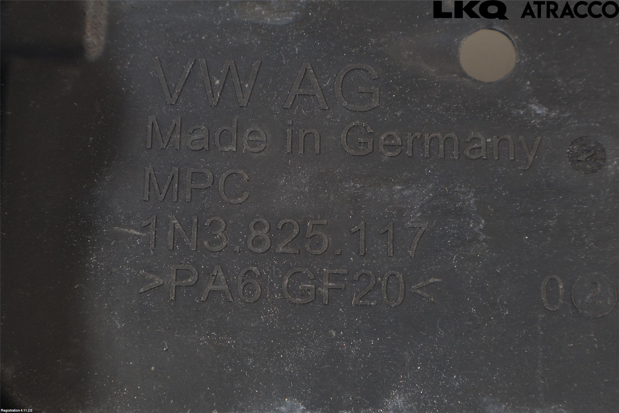 Volkswagen VW ID BUZZ/CARGO 22- Hasplåt Plåt-Plast