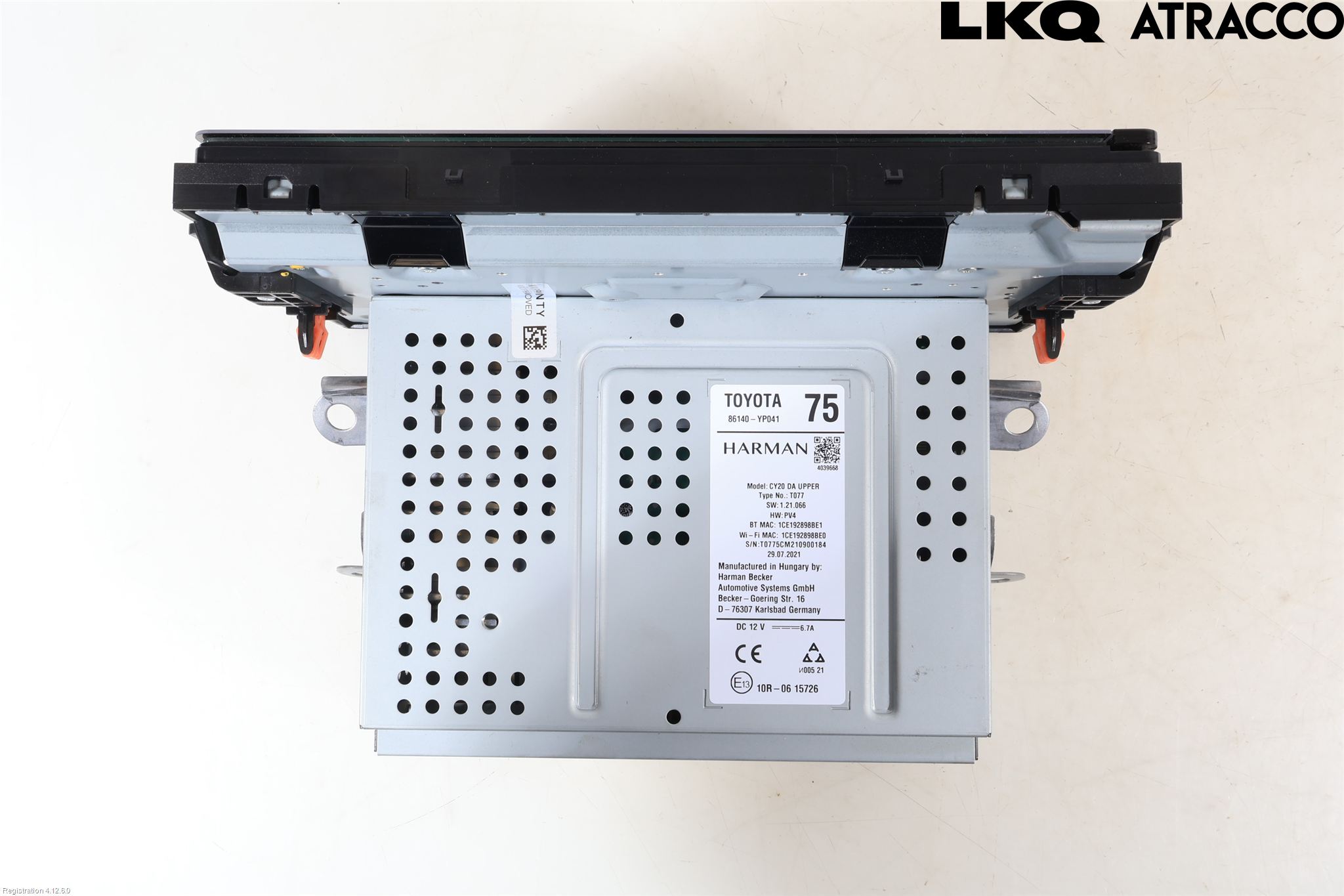 Toyota YARIS CROSS XP21 21- Cd Radio - Multimediapanel