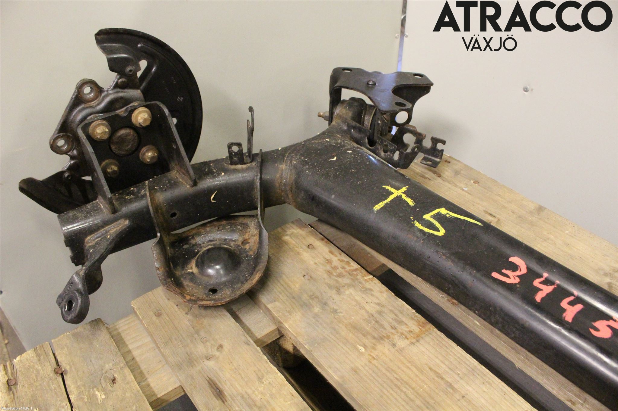 Renault MEGANE III 09-15 Bakaxelbalk