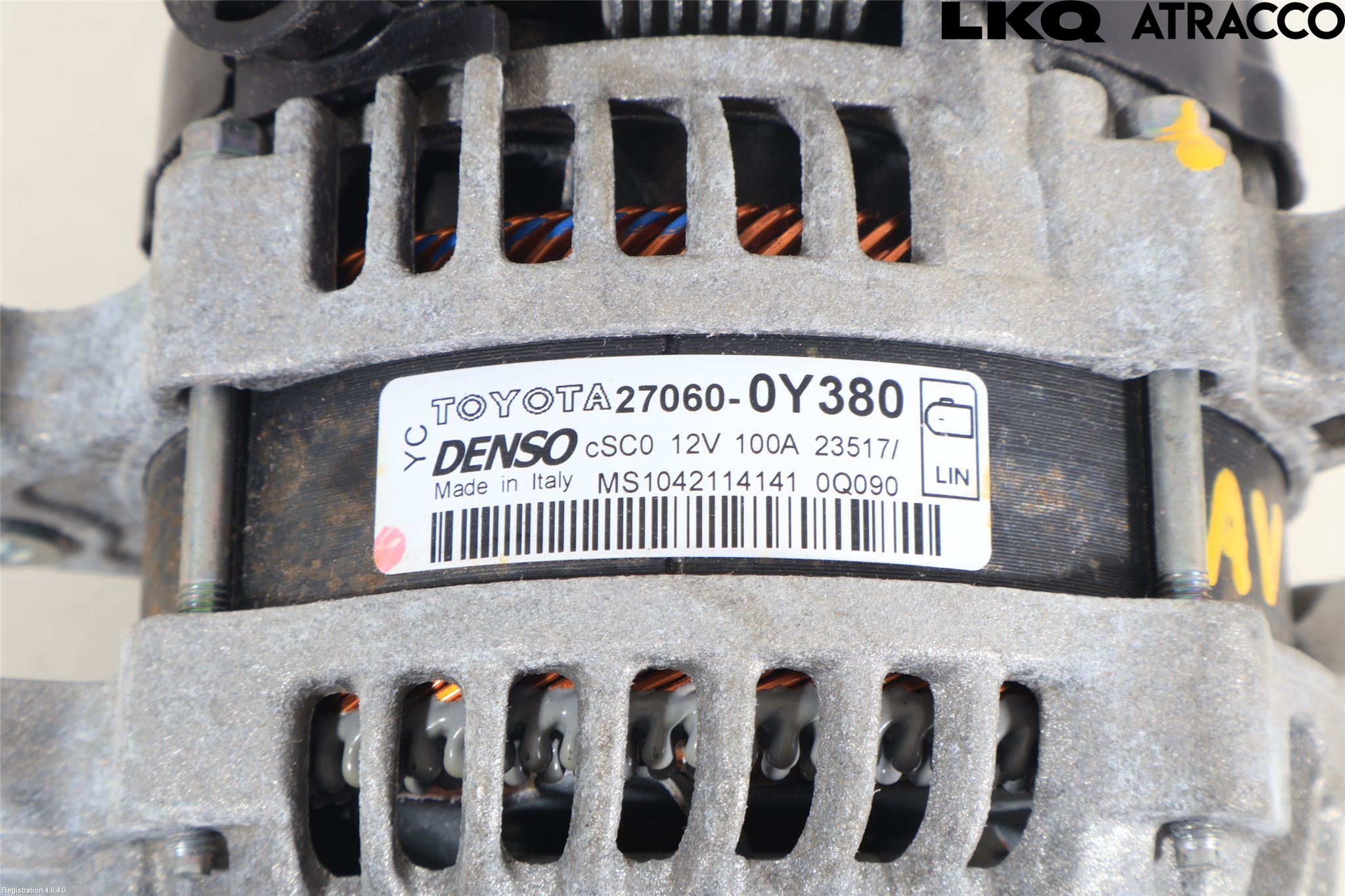 Toyota YARIS XP130 15-20 Generator