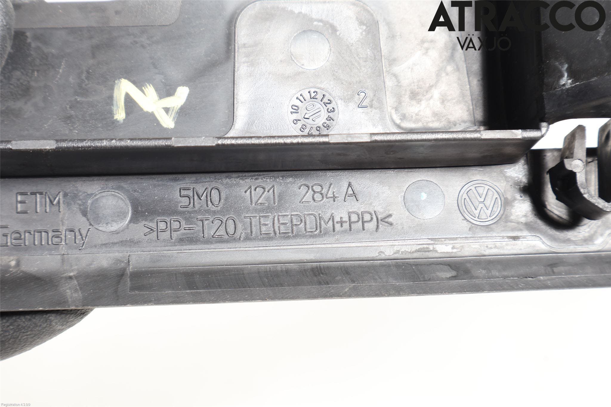 Volkswagen VW GOLF PLUS/CROSS GOLF 04-14 Deflektor Plåt-Plast Kylning