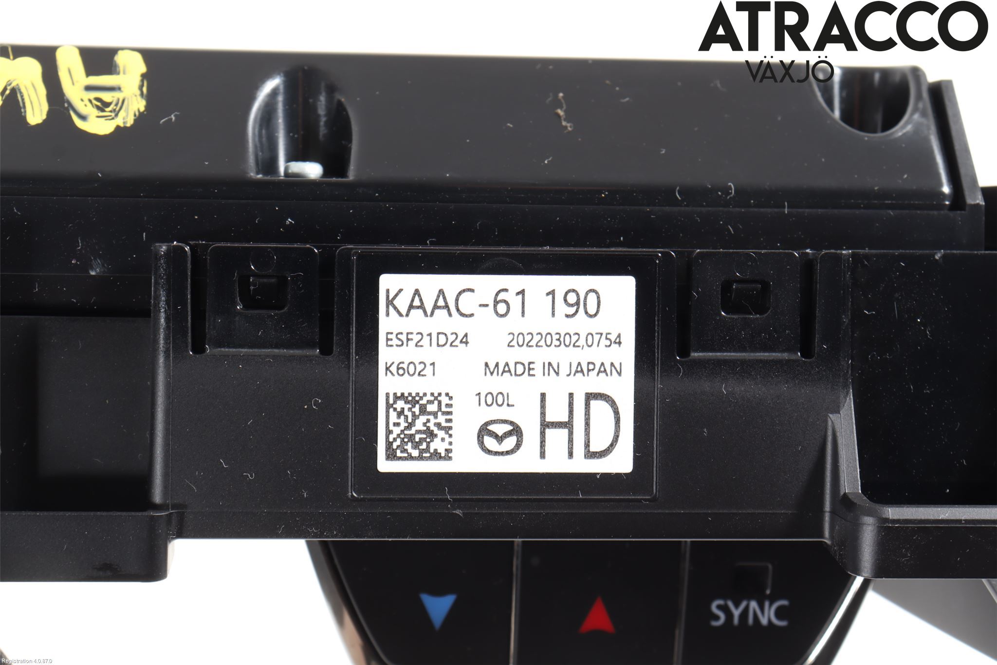 Mazda CX-60 22- Ac Styrenhet Ac Manöveren