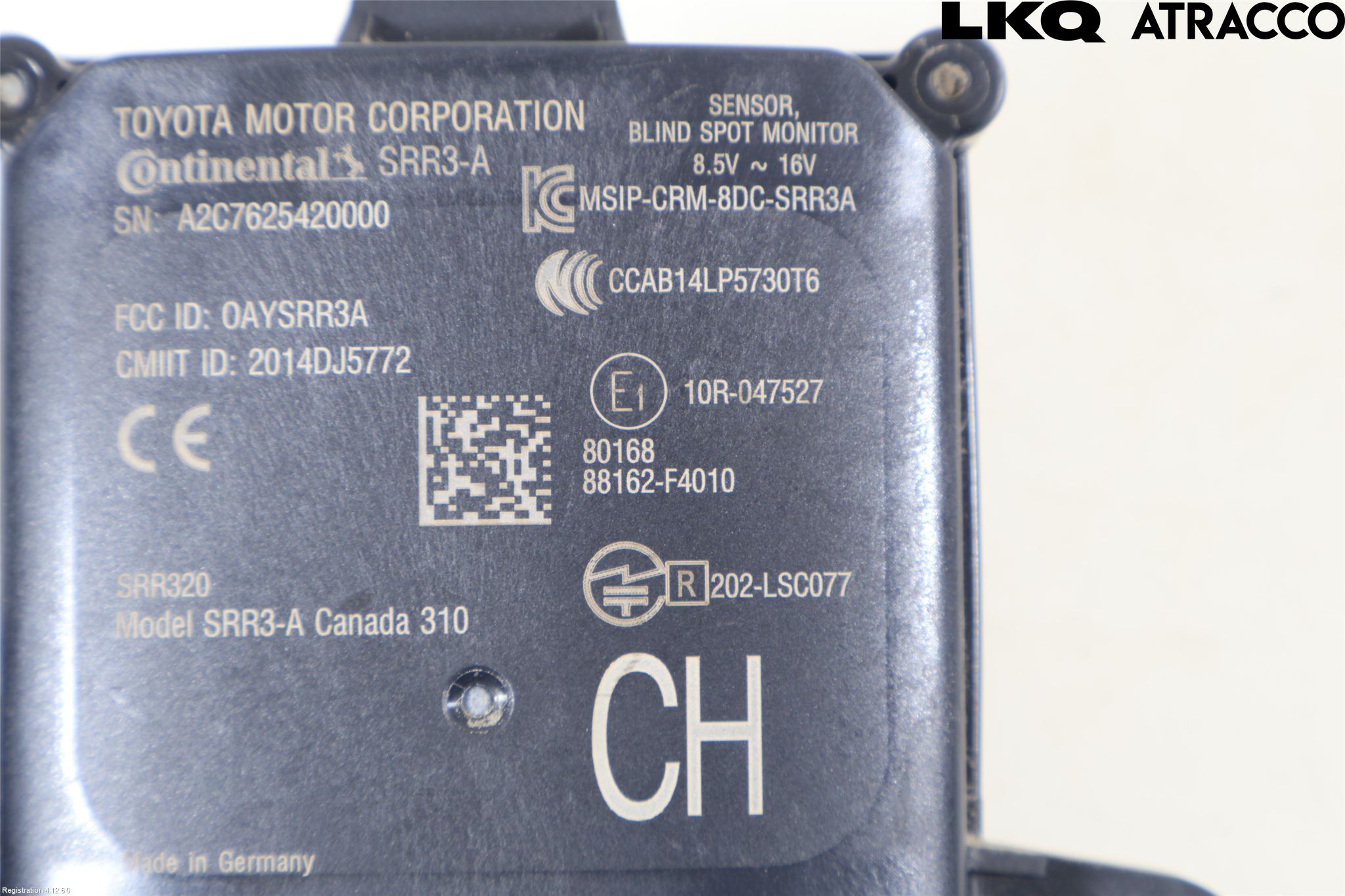 Toyota C-HR 16-23 Sensor Aktivt Kollisionsskydd