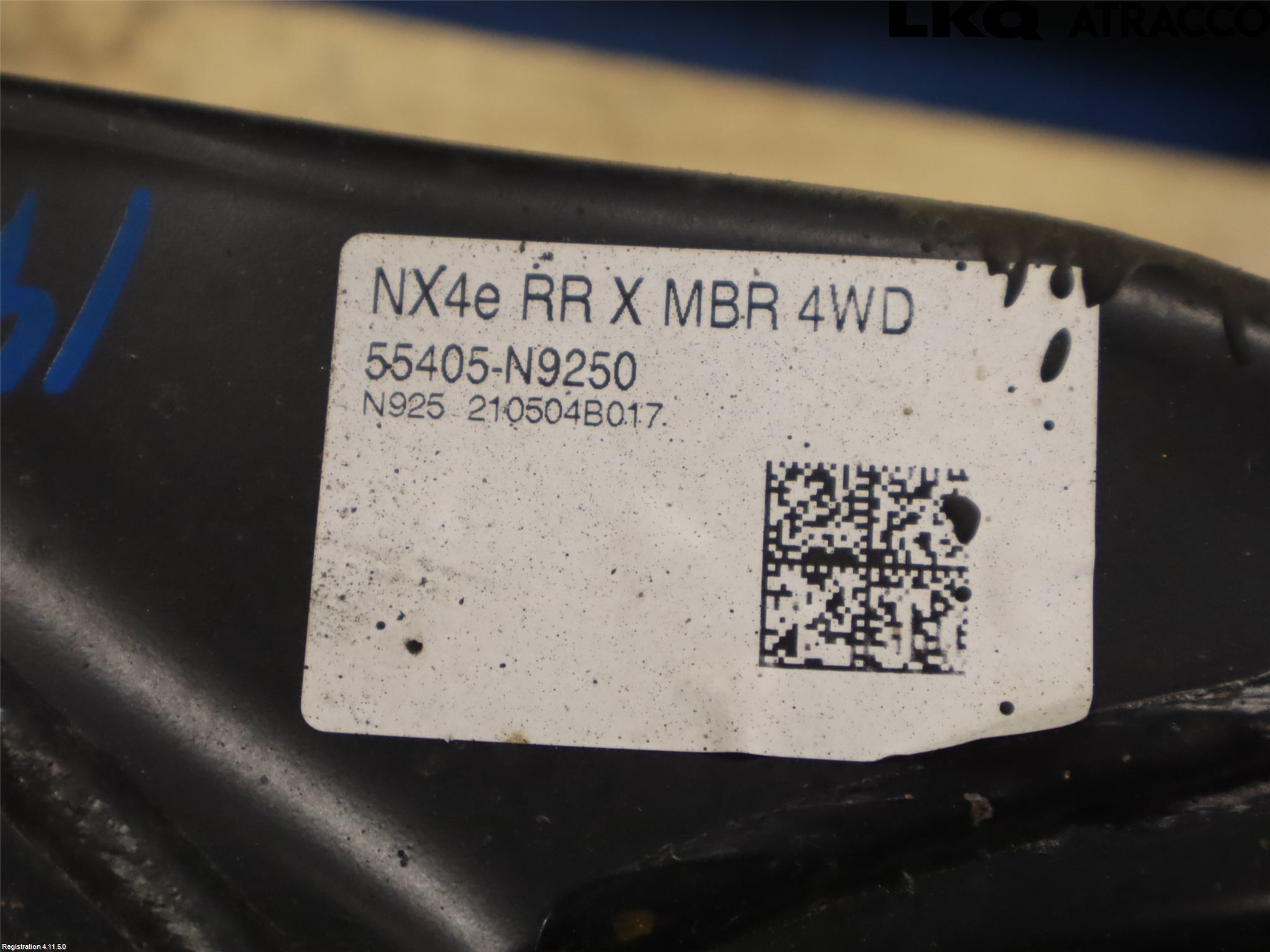 Hyundai TUCSON 05- Bakaxelbalk