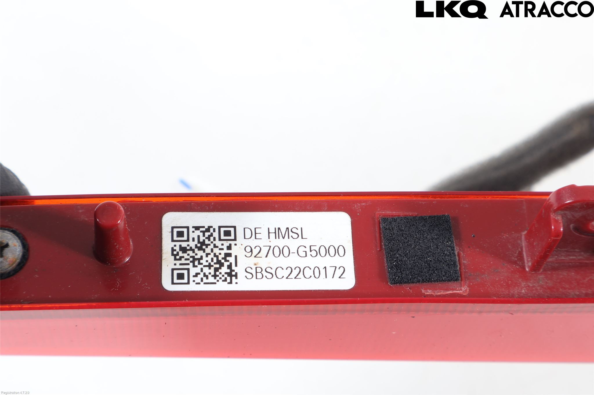 Kia NIRO (DE) 17-22 Bromsljus Bakruta