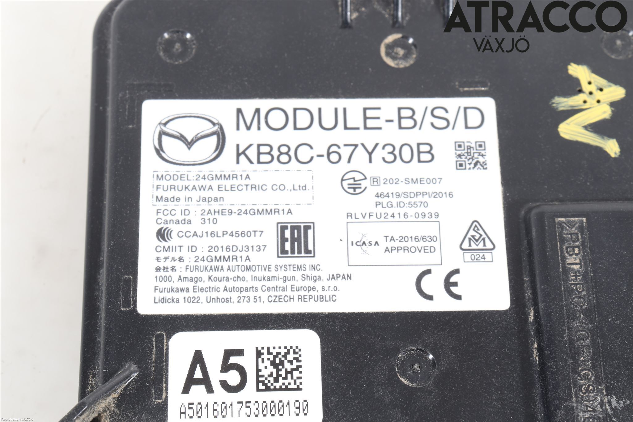 Mazda CX-5 17- Sensor Aktivt Kollisionsskydd