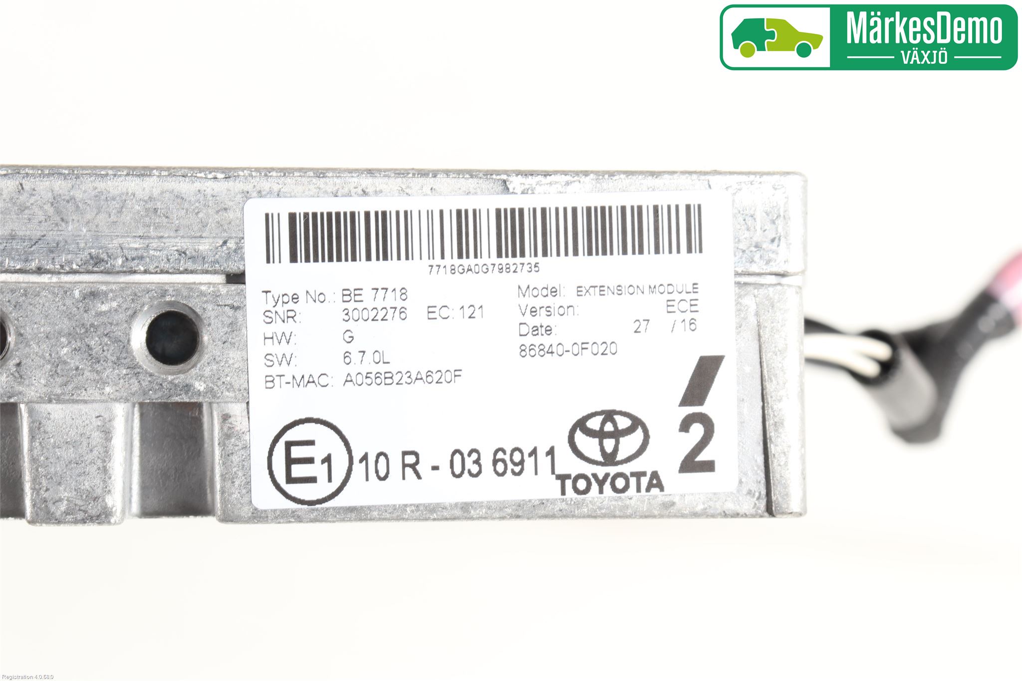 Toyota PRIUS (ZVW50) 16-21 Cd Radio - Multimediapanel