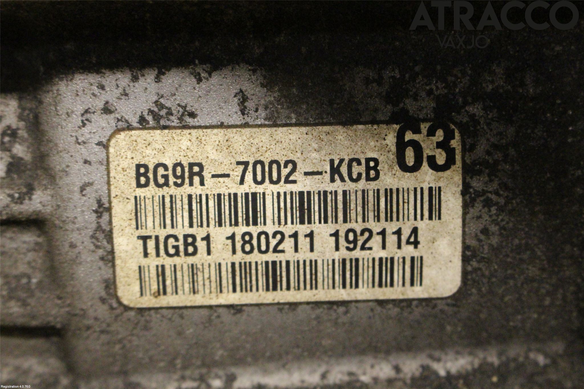 Ford MONDEO 07-15 Växellåda Man 6 Vxl