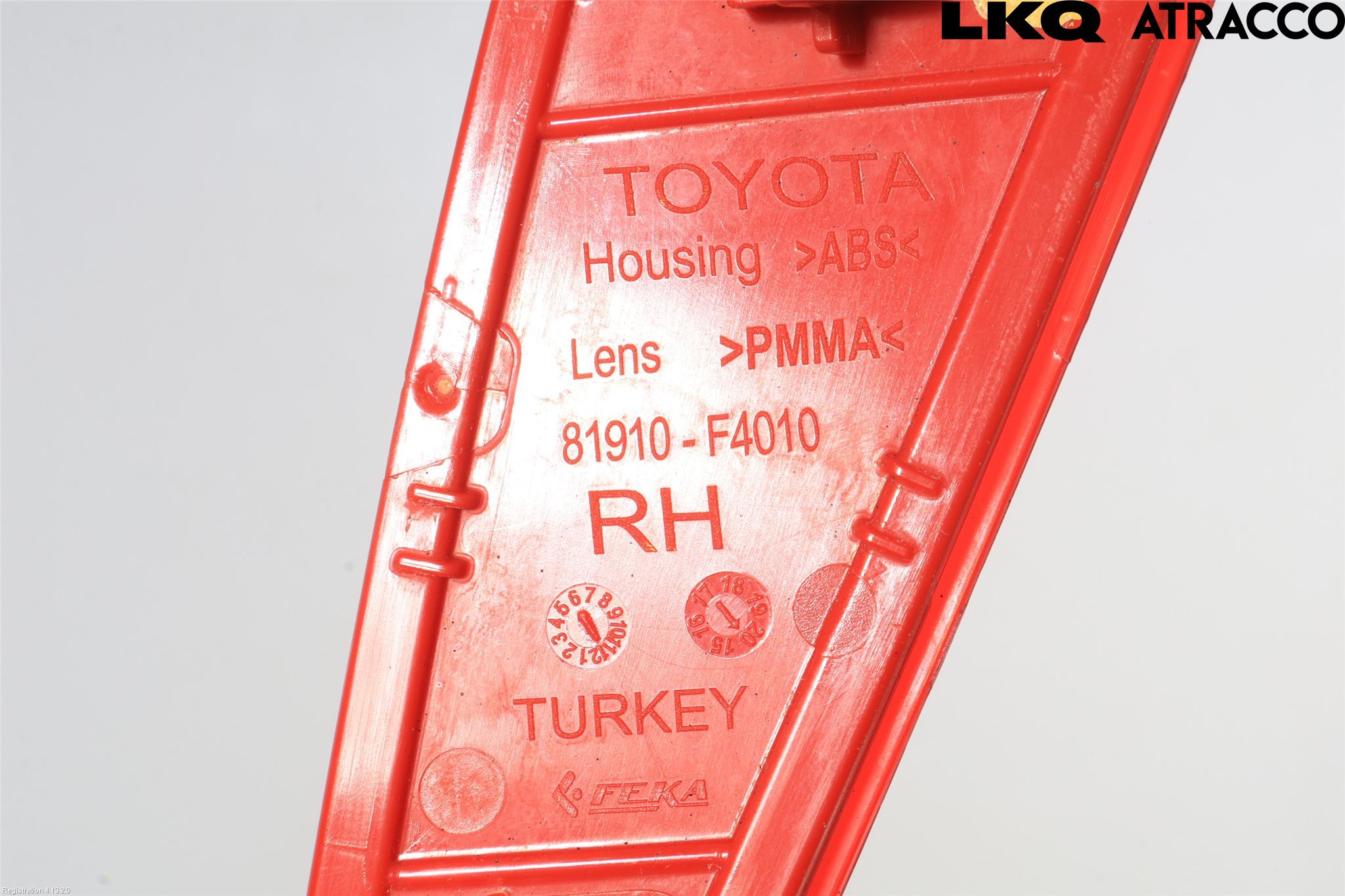 Toyota C-HR 16-23 Dimljus/Reflex Bak