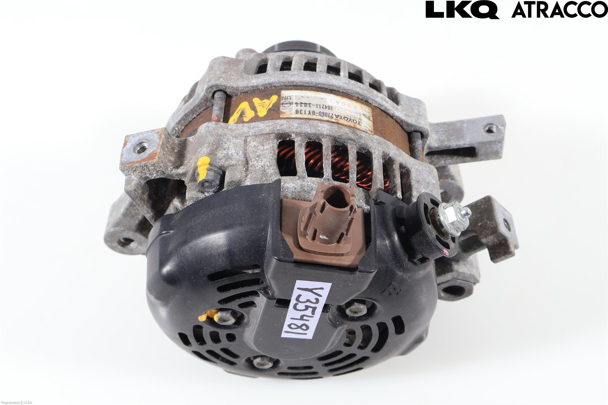 Toyota YARIS XP130 12-14 Generator