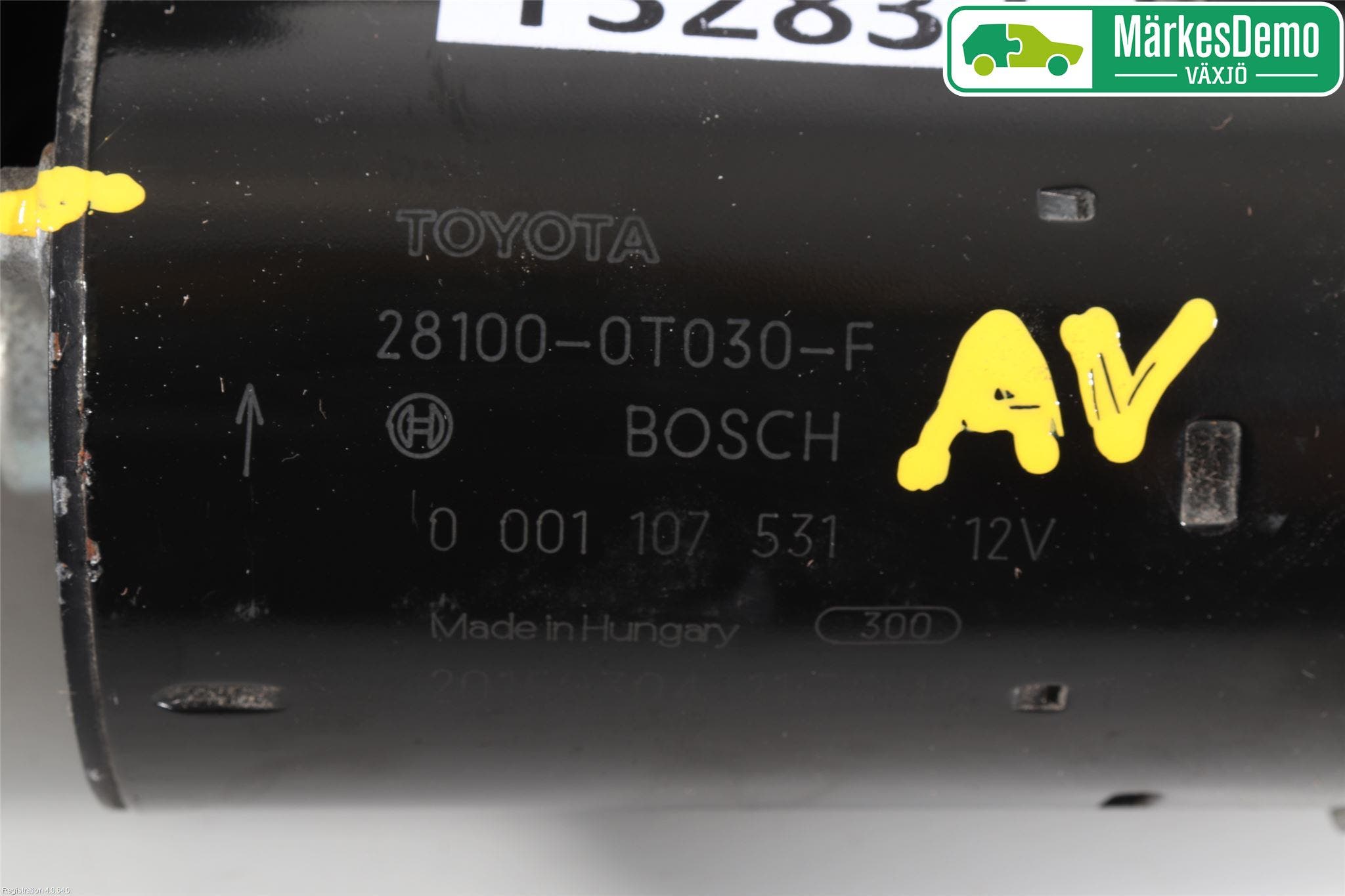 Toyota VERSO 09-18 Startmotor