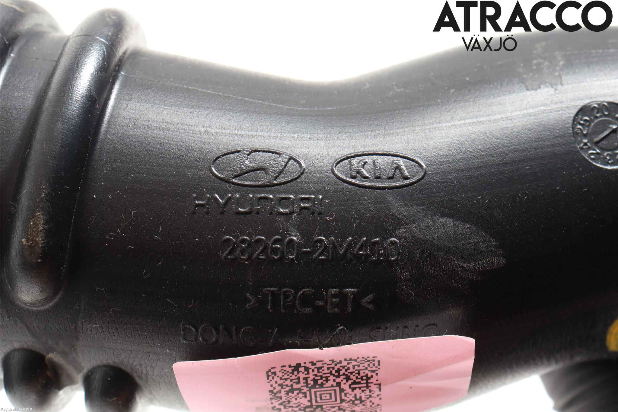 Hyundai TUCSON 05- Laddluft-Intercoolerrör