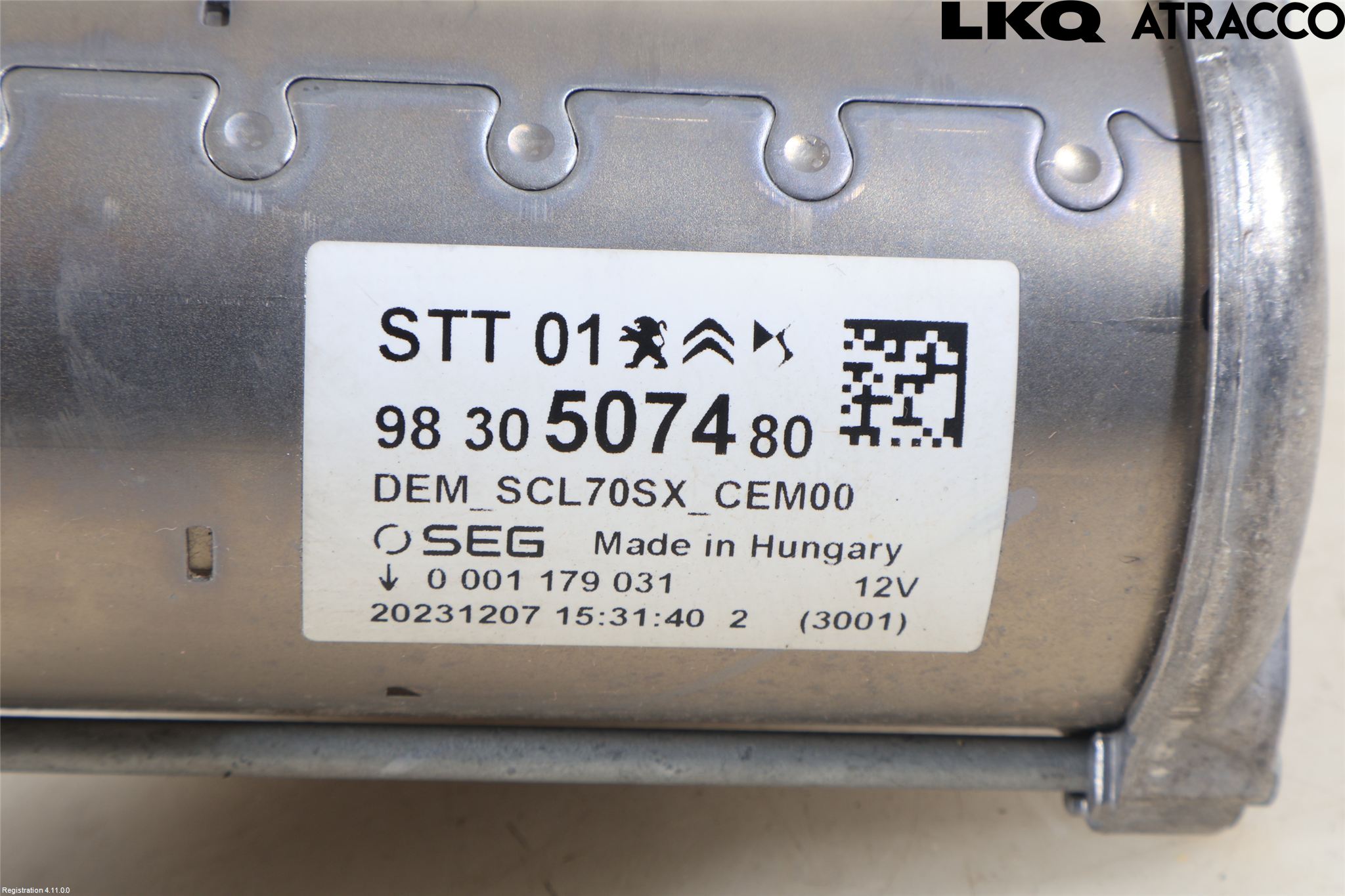 Peugeot 408 22- Startmotor