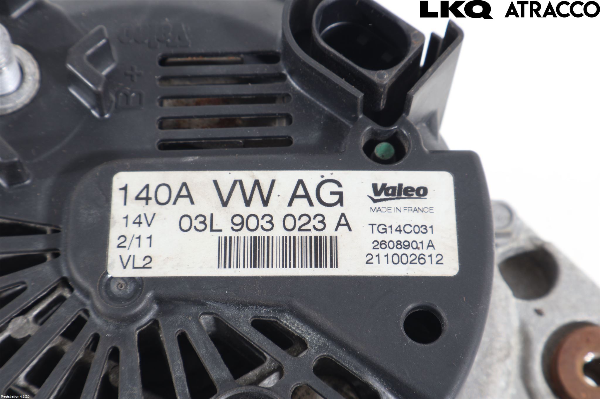 Volkswagen VW GOLF VI 09-13 Generator