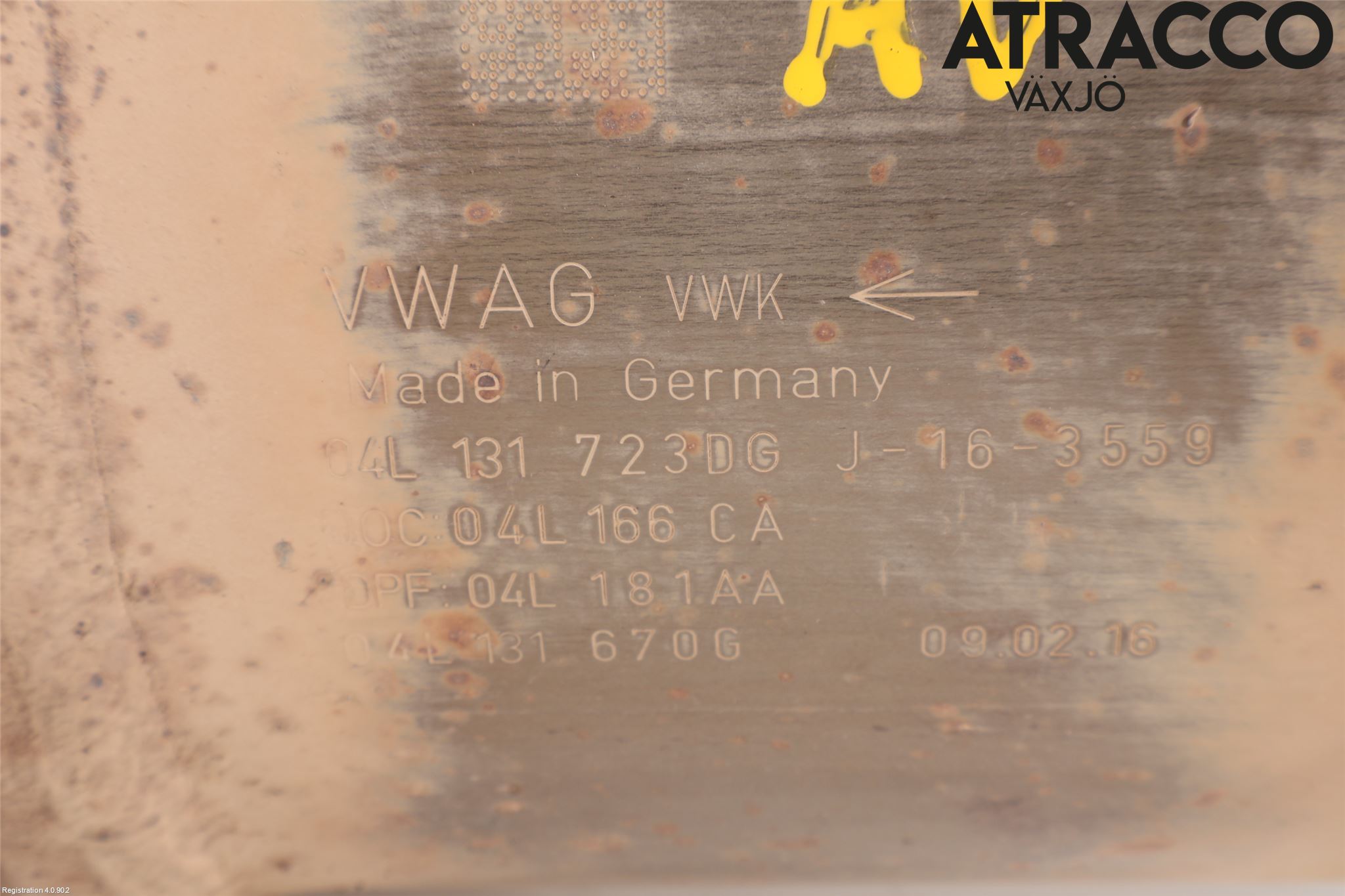 Volkswagen VW SHARAN 11- Avgas Partikelfilter