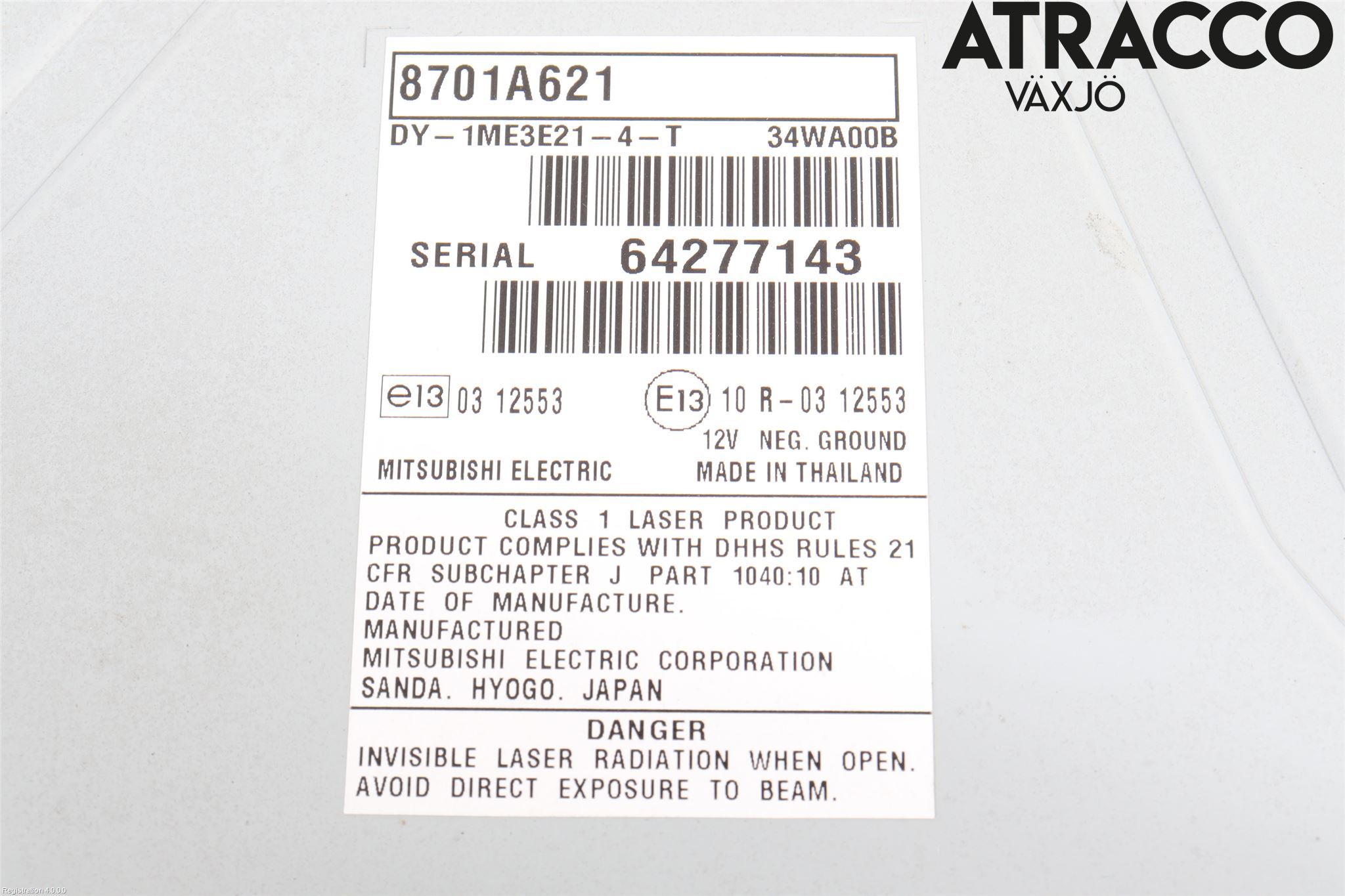 Mitsubishi SPACE STAR 13- Cd Radio - Multimediapanel