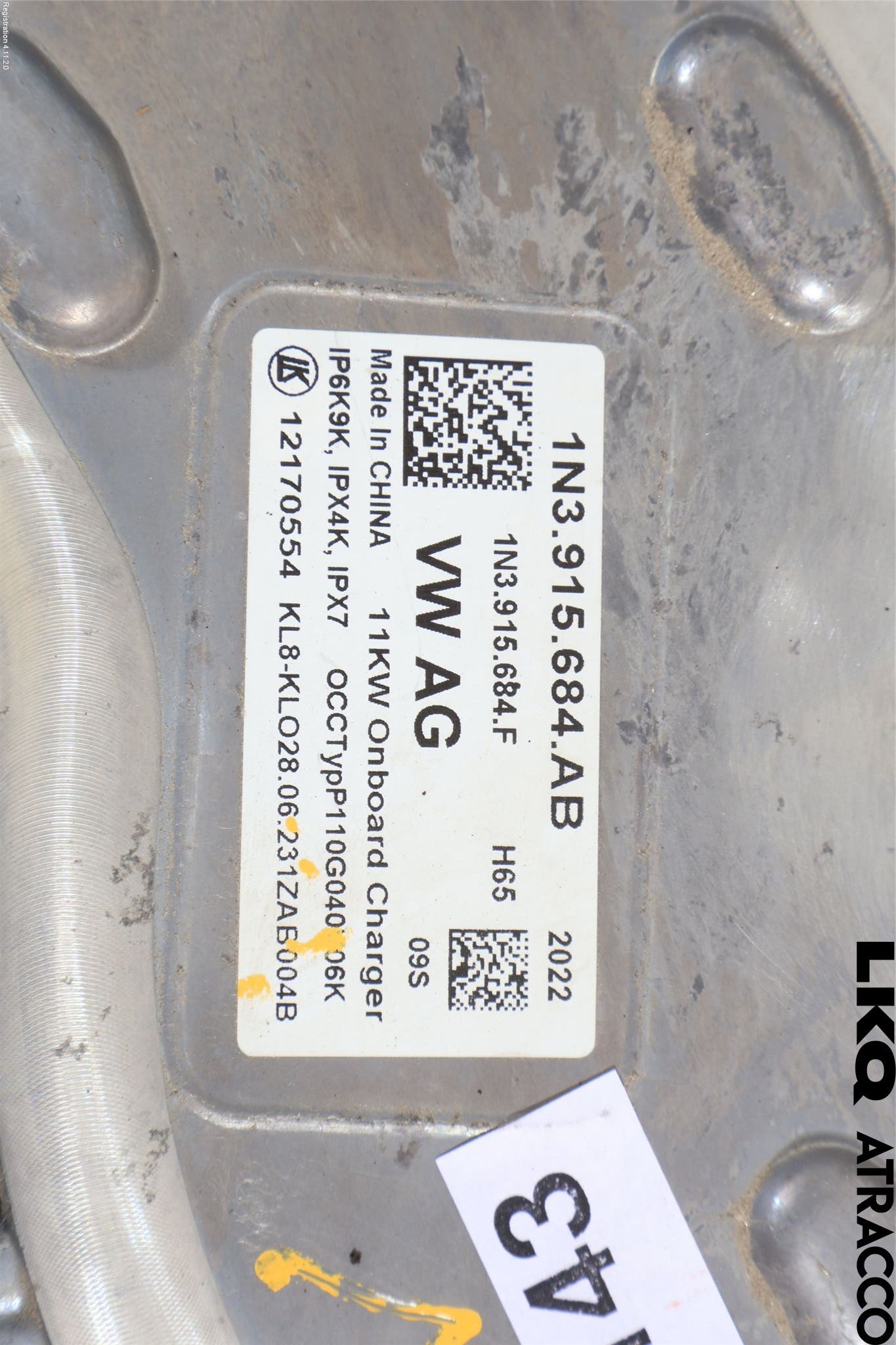 Volkswagen VW ID BUZZ/CARGO 22- Batteriladdare Högspänning