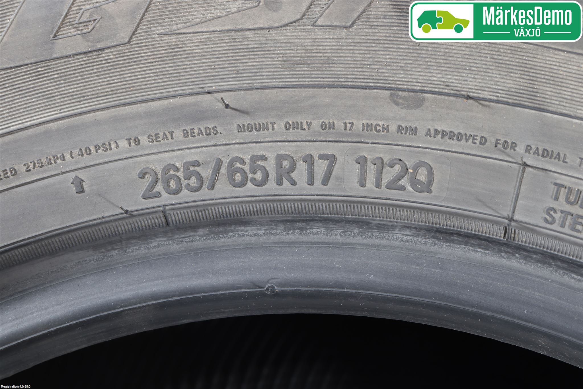 VINTERDÄCK DUBBFRITT Dim 265/65-17