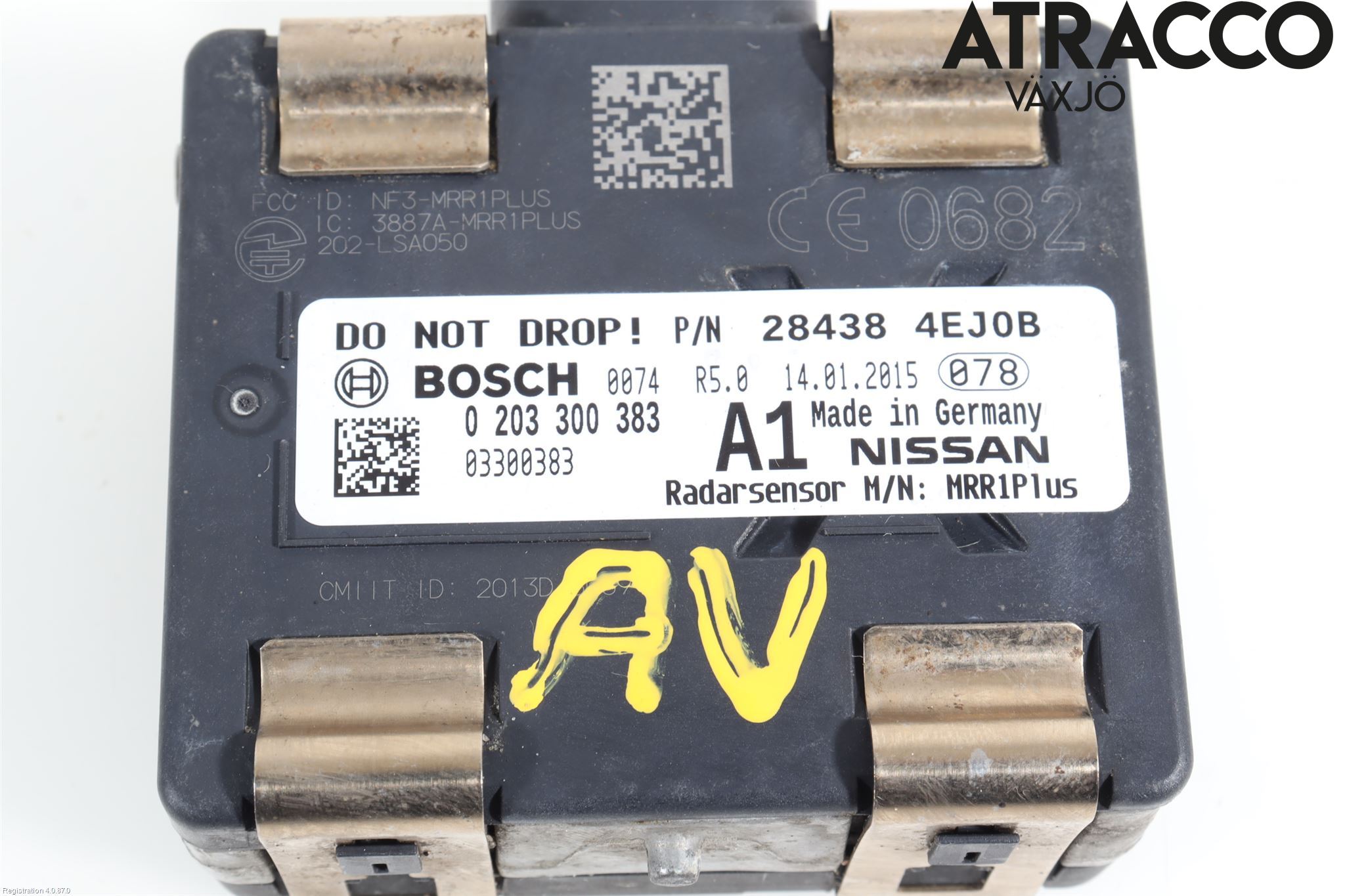 Nissan QASHQAI 14-17 Sensor Aktivt Kollisionsskydd