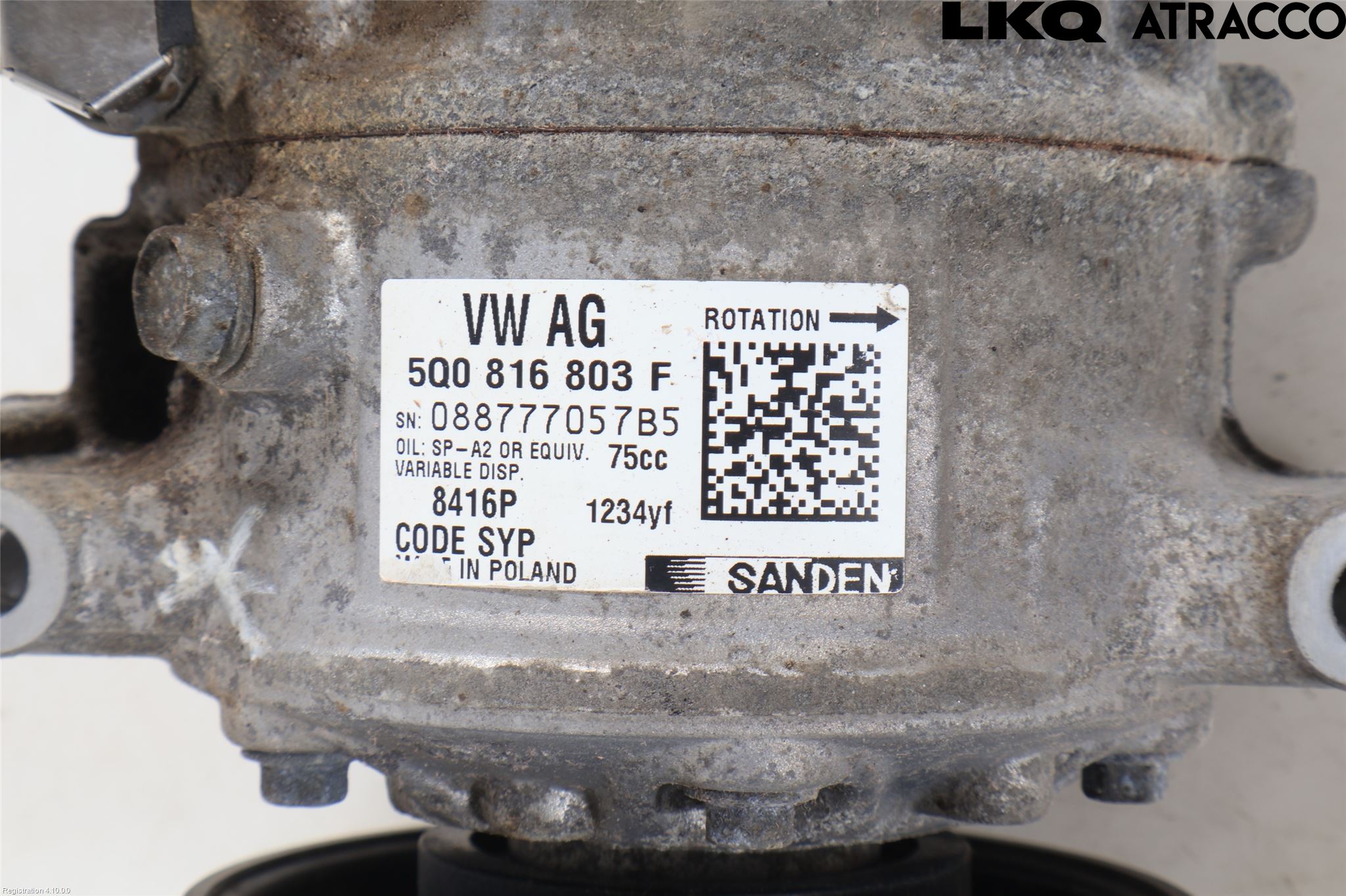 Volkswagen VW POLO 10-17 Ac Kompressor