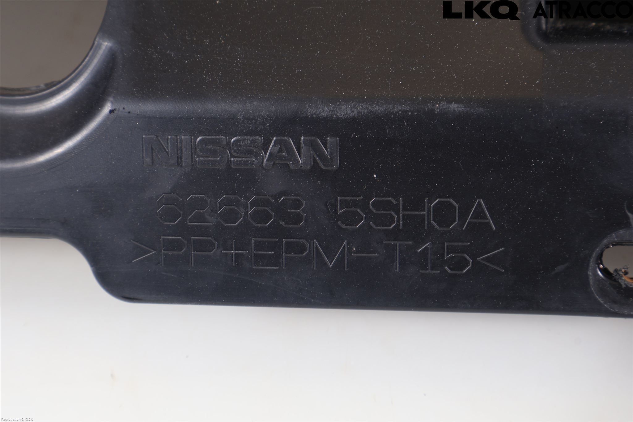 Nissan LEAF 18- Hasplåt Plåt-Plast