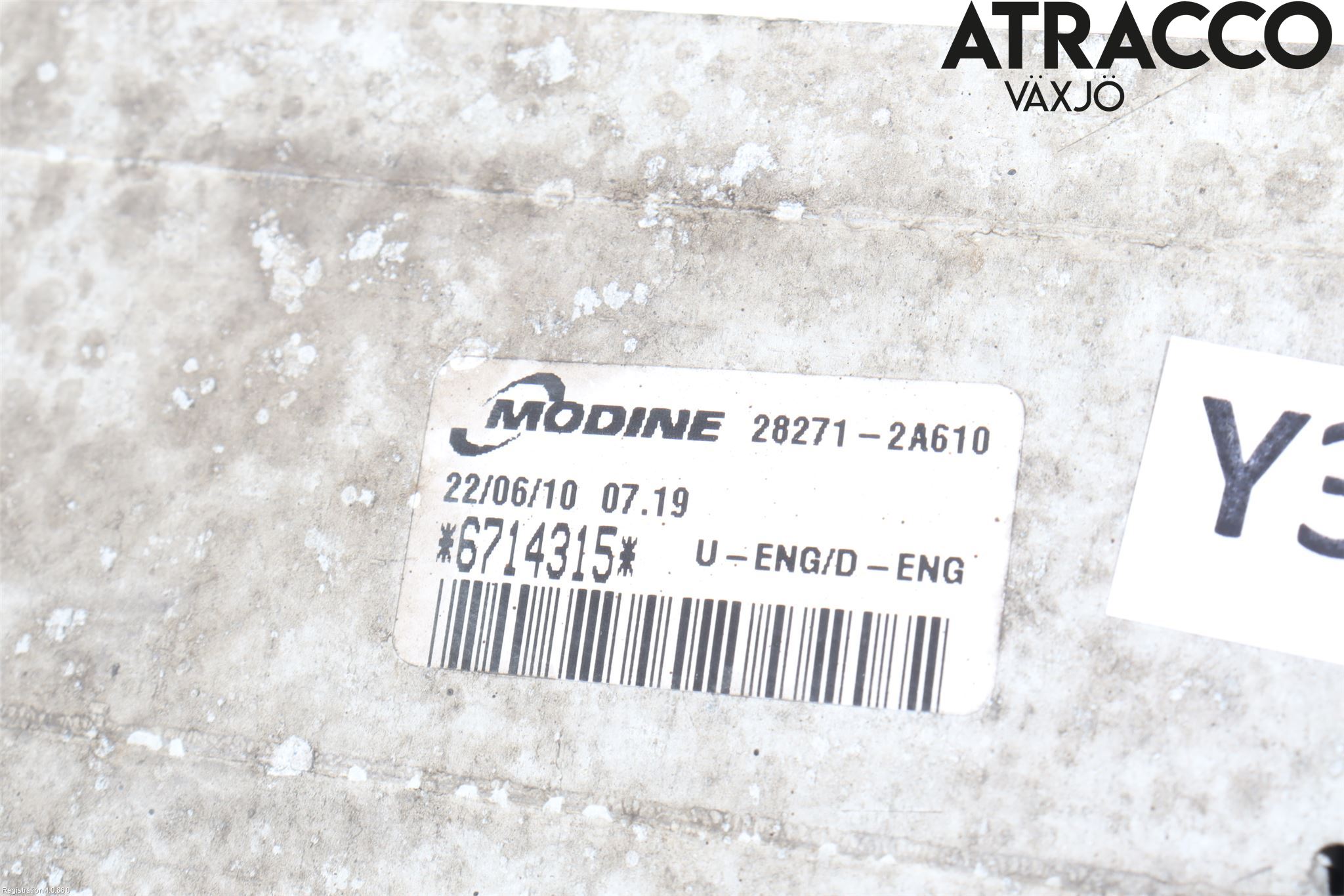Kia CEED 06-12 Laddluft-Intercooler Kyl