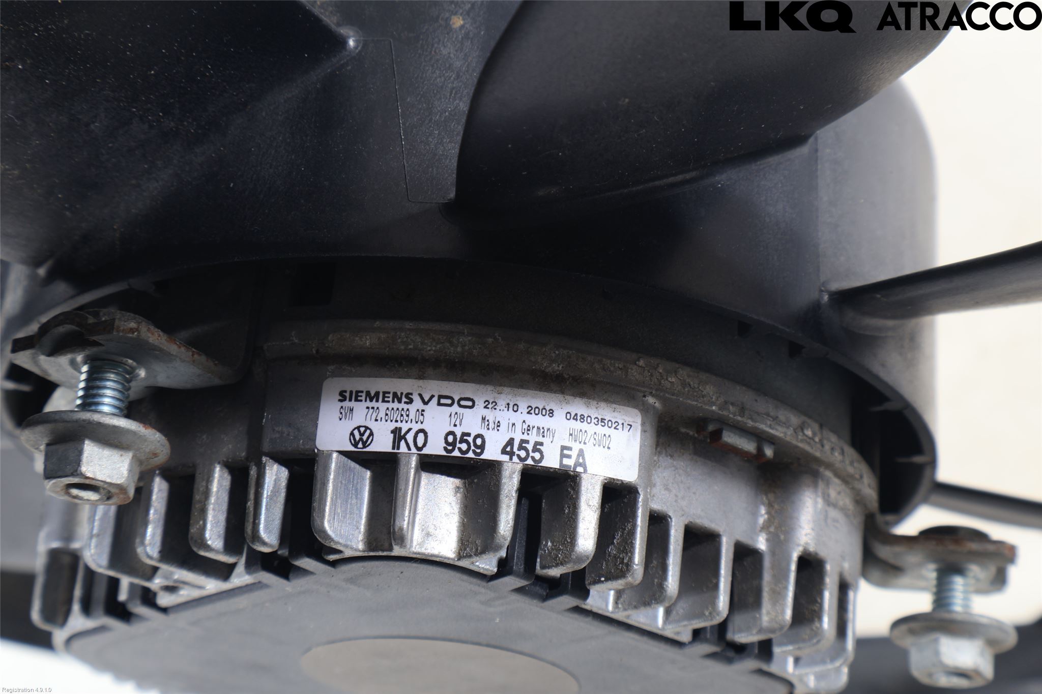 Volkswagen VW SCIROCCO 09-17 Kylfläkt El