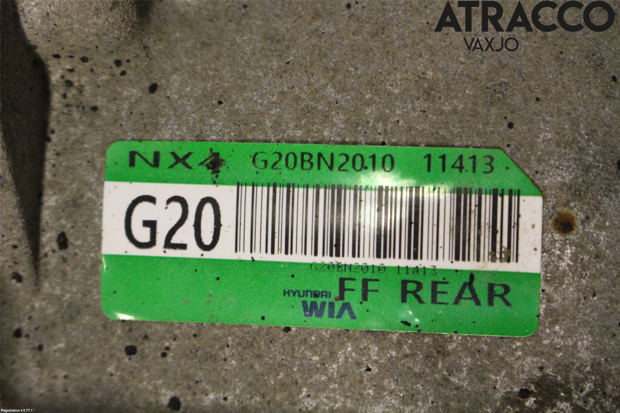 Hyundai TUCSON 05- Bakväxel-Diff