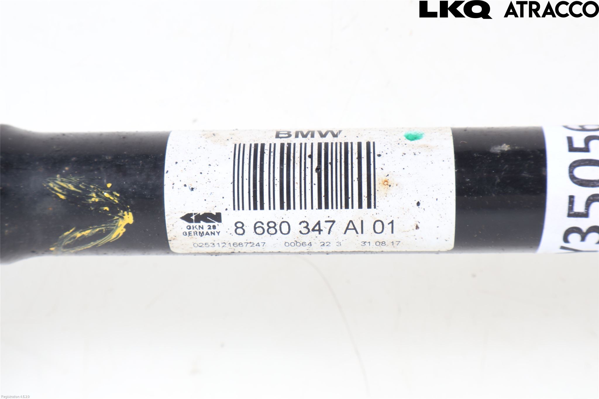 BMW 1 F20/F21 11-19 Drivaxel Bak Vänster