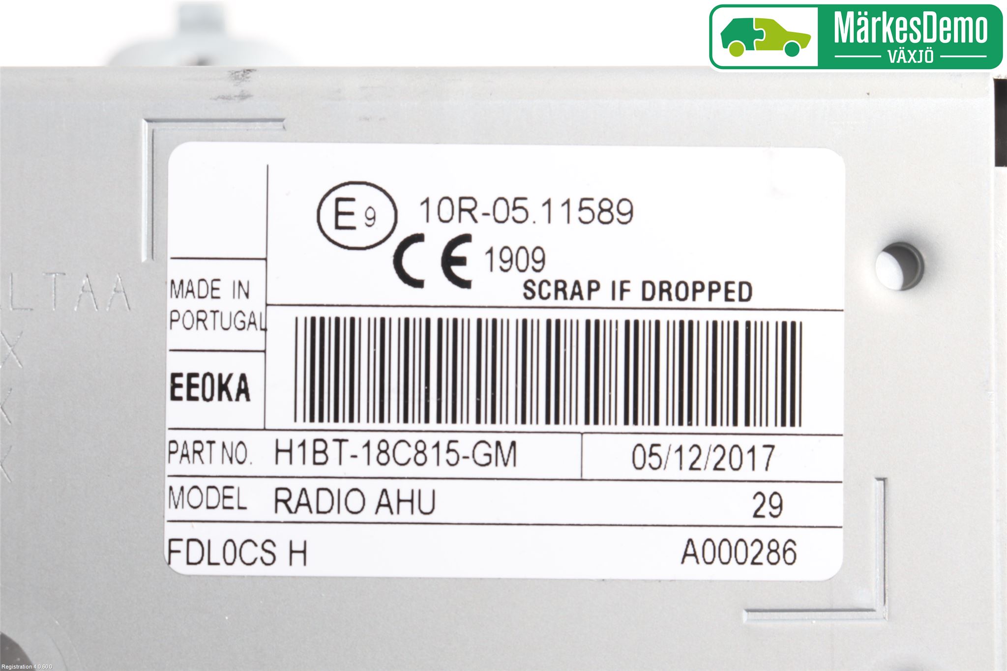 Ford FIESTA (VII) 18-23 Cd Radio - Multimediapanel