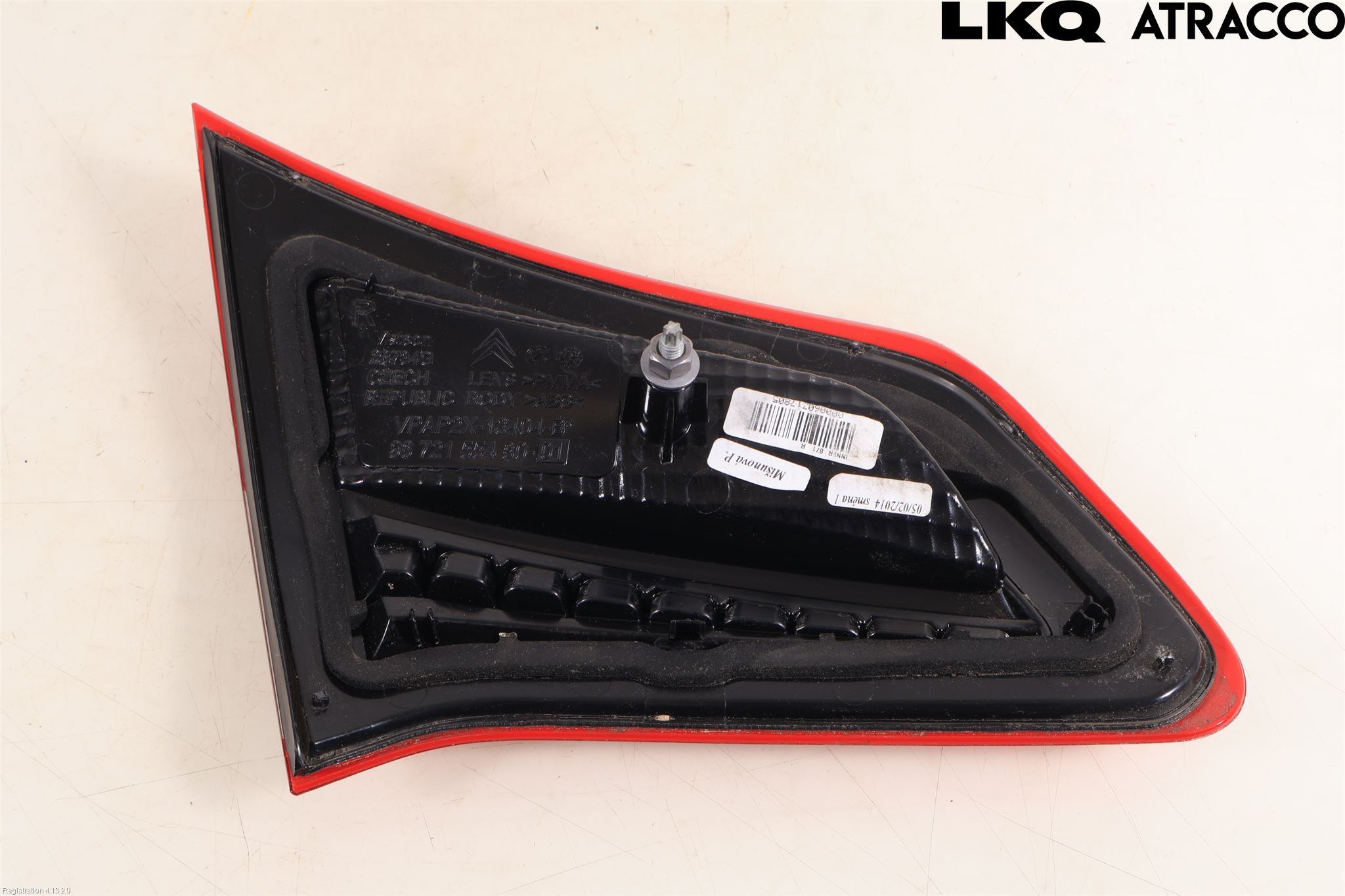 Citroen C4 II 11-18 Bakljus Lucka Hö