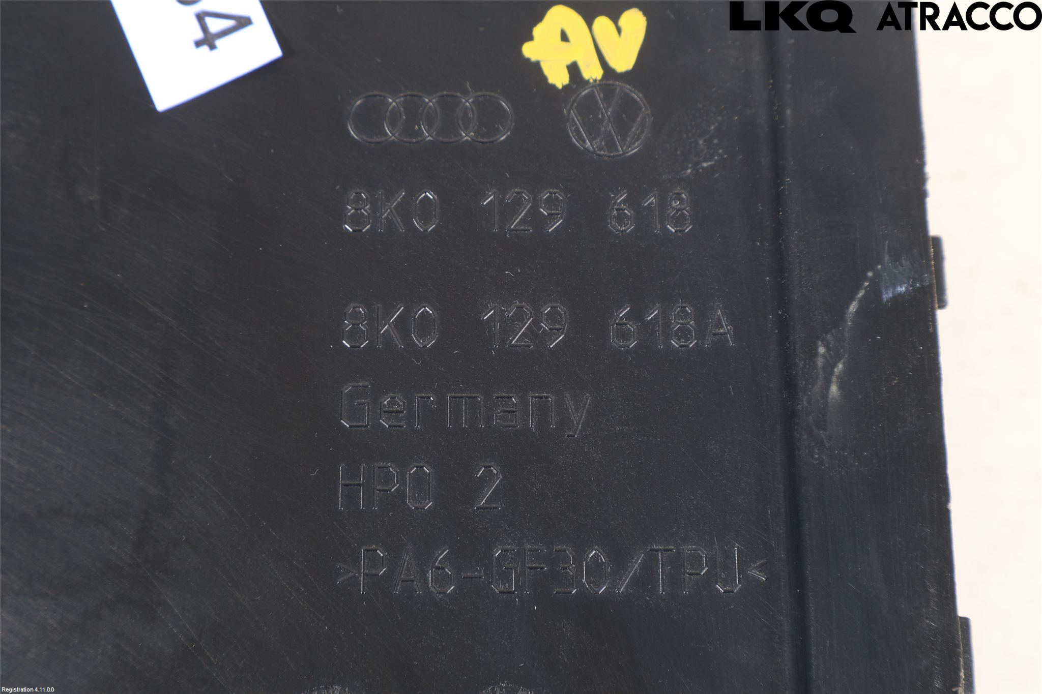 Audi A4/S4 08-11 Förg-Bälg-Rör Mot Luftr