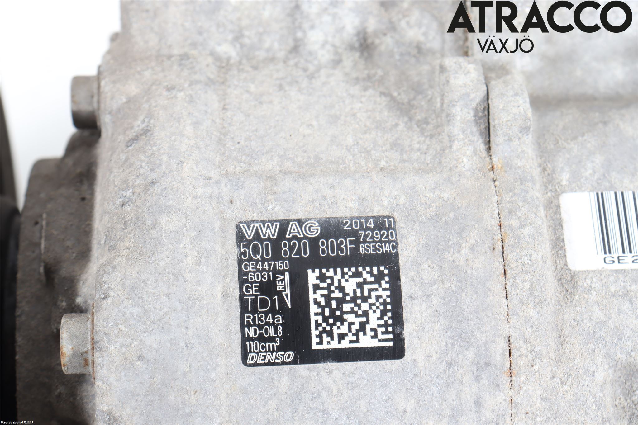 Volkswagen VW PASSAT 15-19 Ac Kompressor