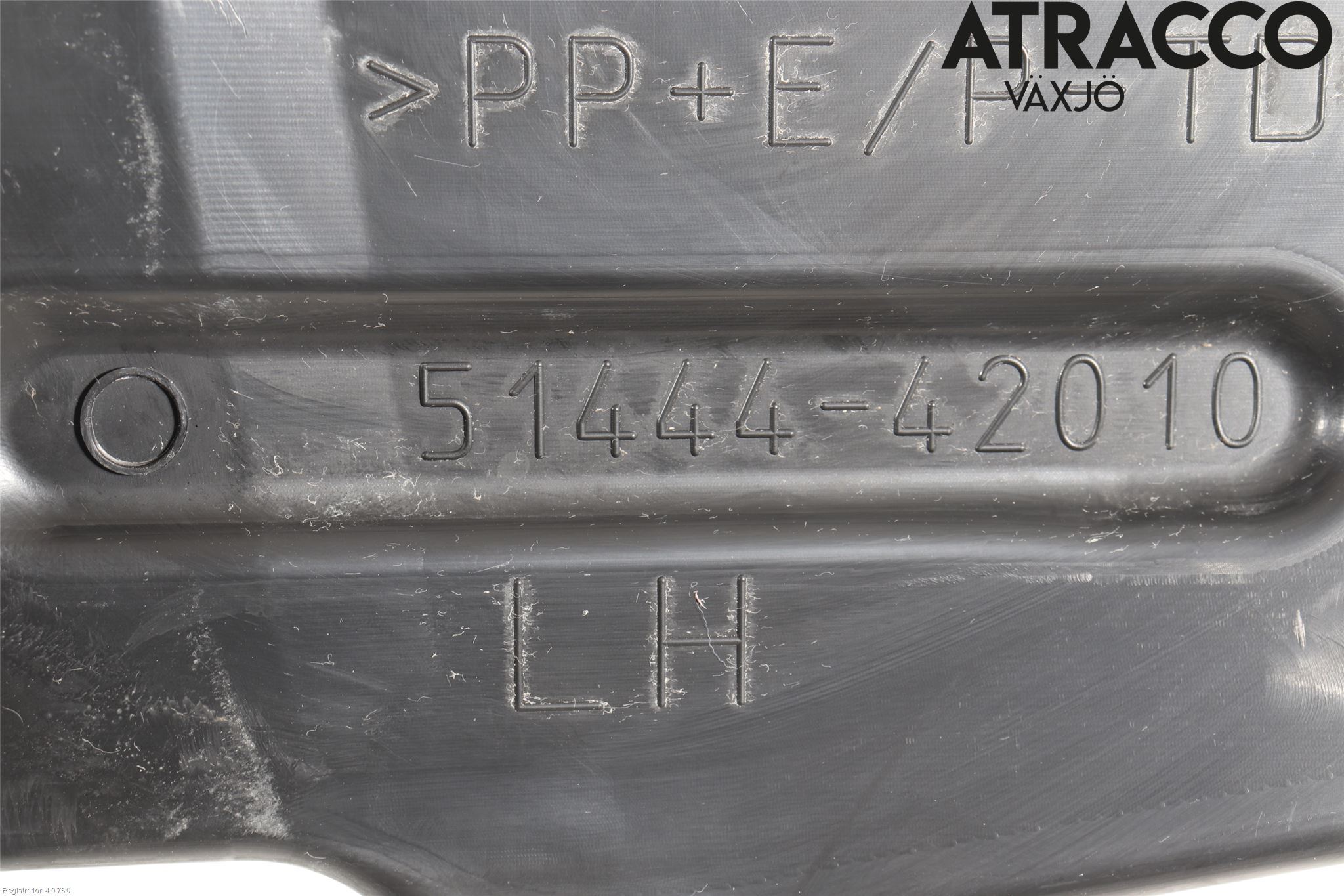 Toyota RAV 4 06-12 Hasplåt Plåt-Plast