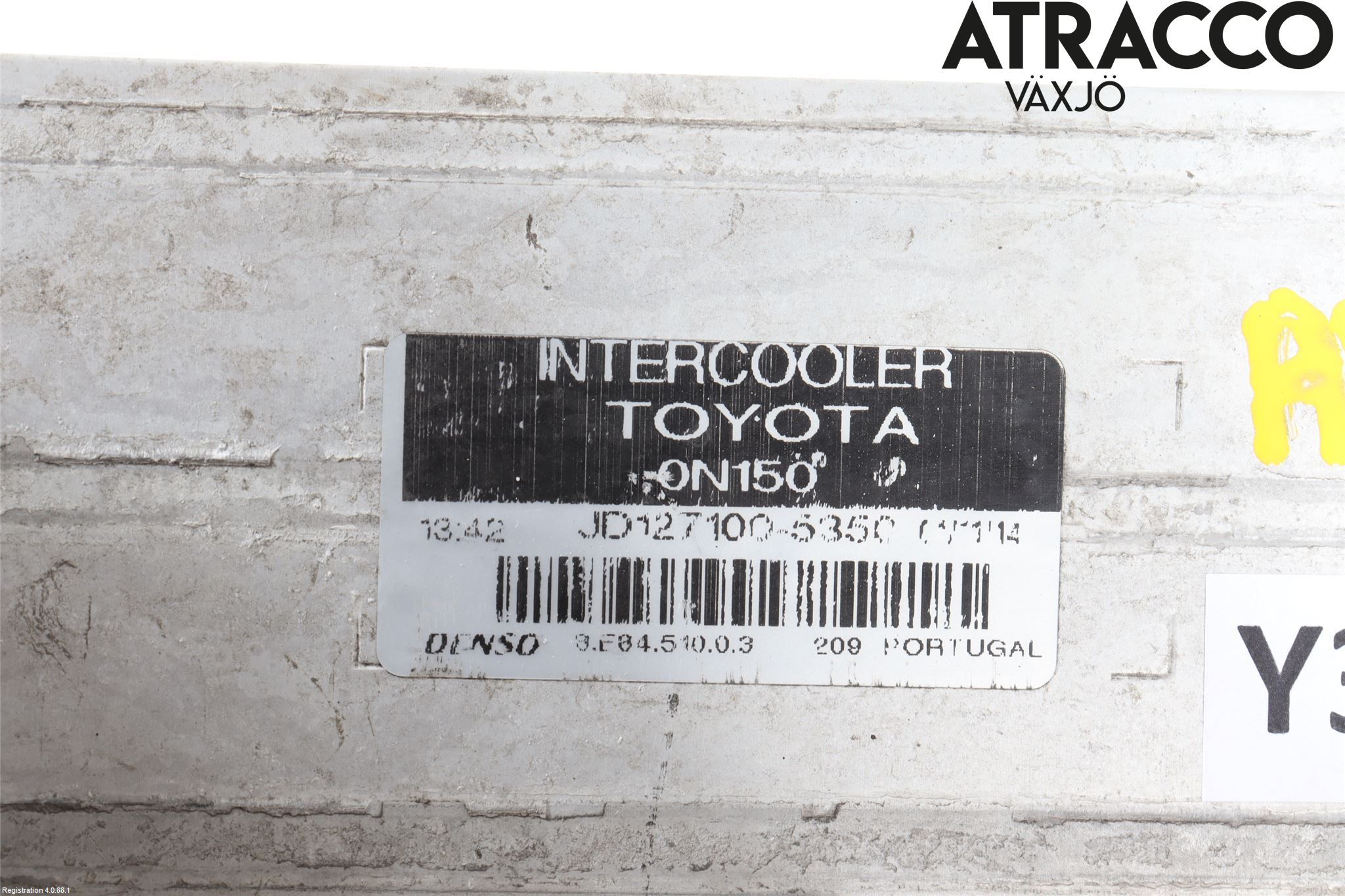 Toyota AURIS 10-12 Laddluft-Intercooler Kyl