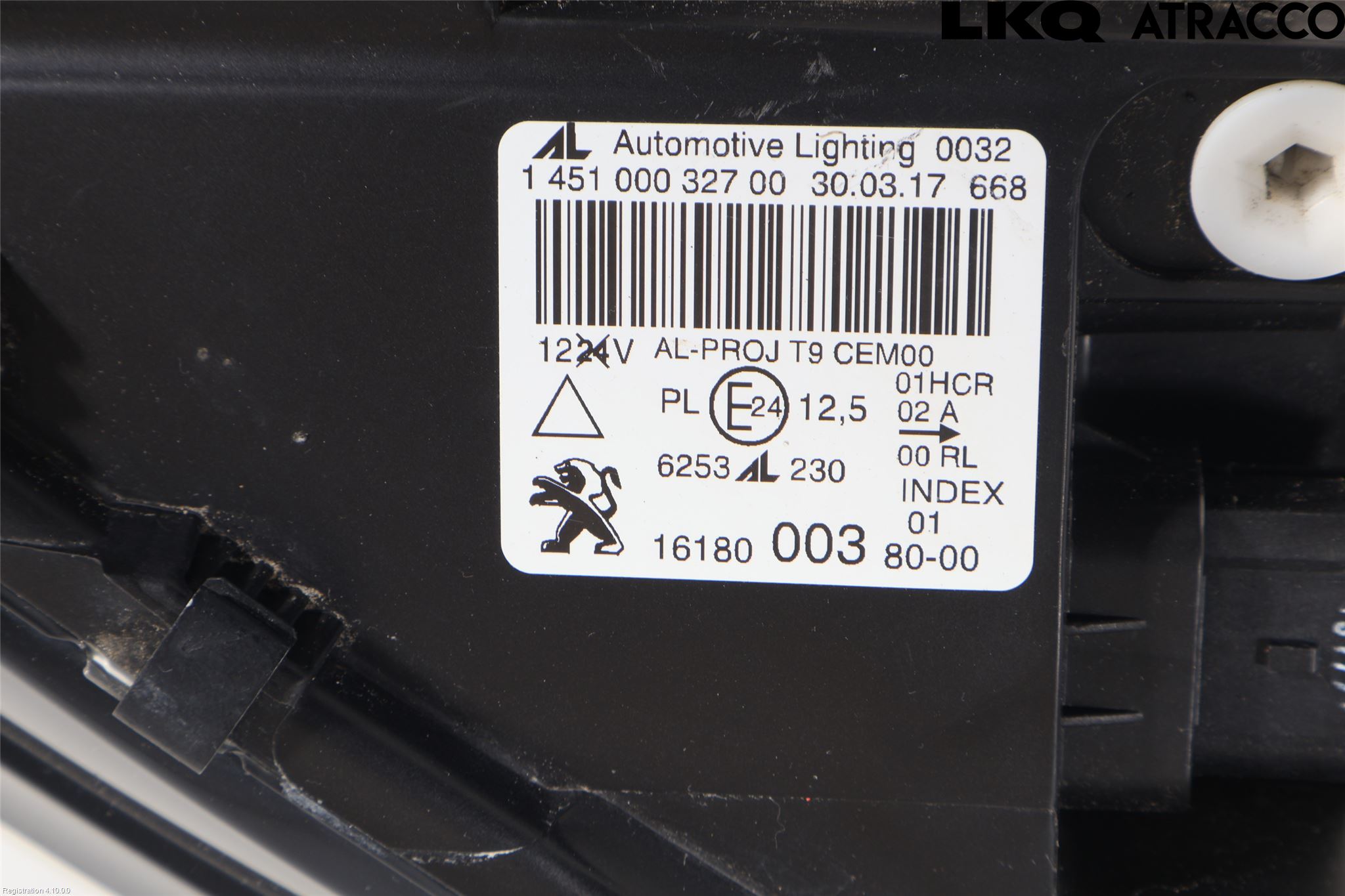 Peugeot 308 14-21 Strålkastare Vänster