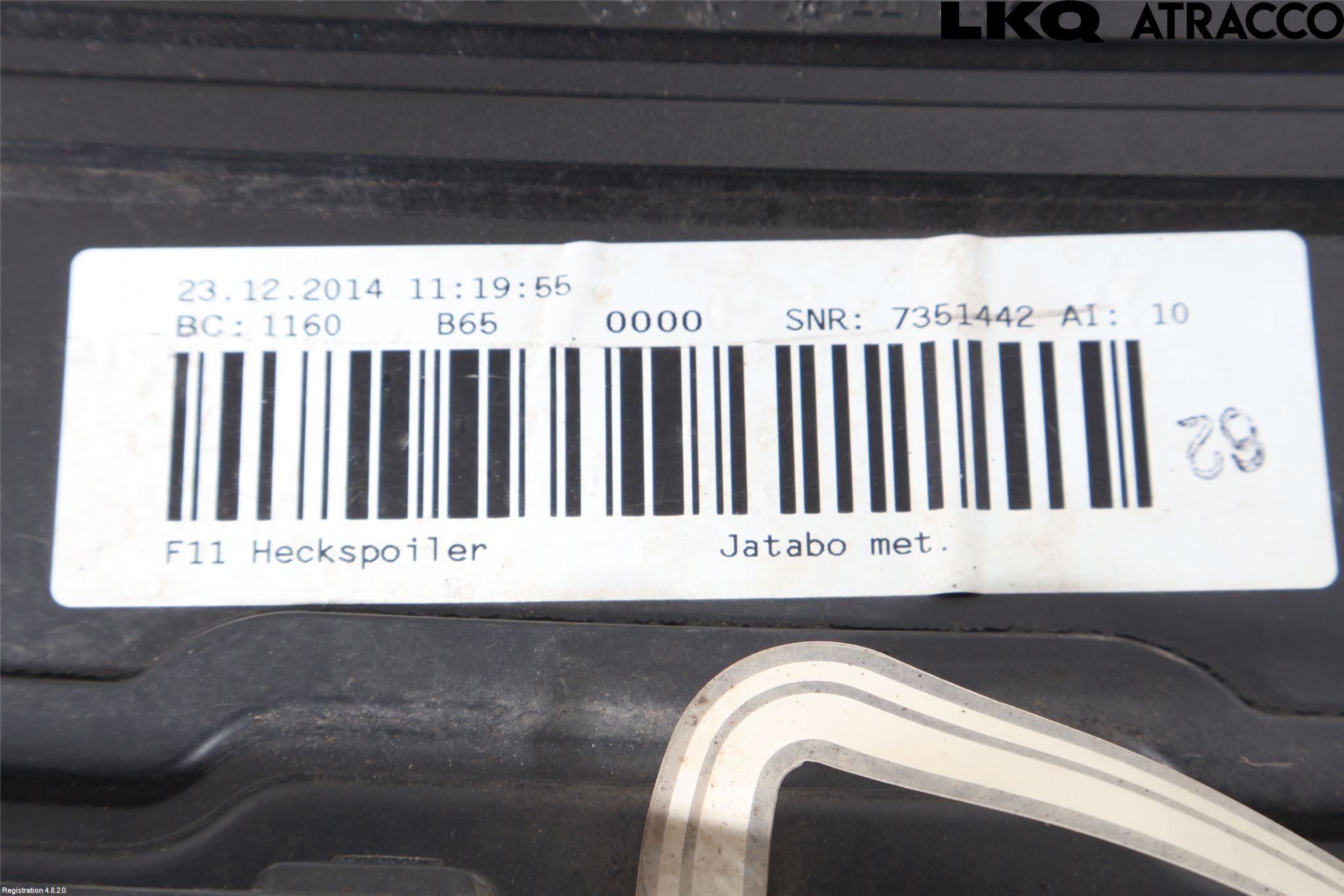 BMW 5 F10/F11/F18 09-17 Spoiler Baklucka
