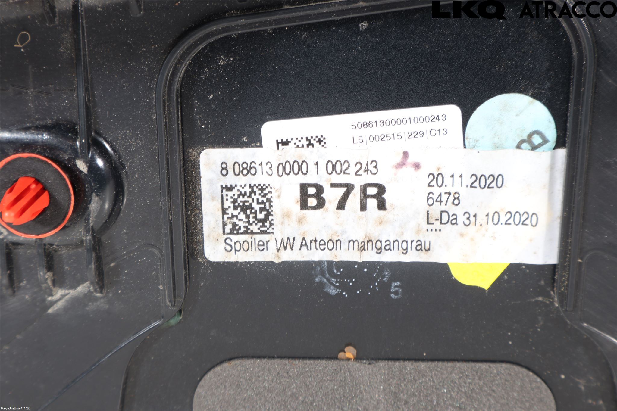 Volkswagen VW ARTEON 17- Spoiler Baklucka