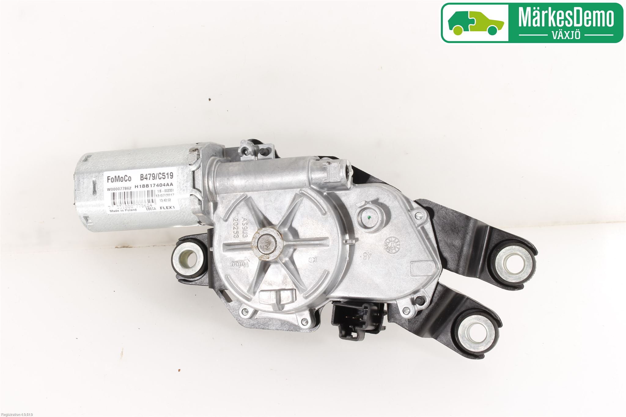 Ford FIESTA (VII) 18-23 Torkarmotor Baklucka