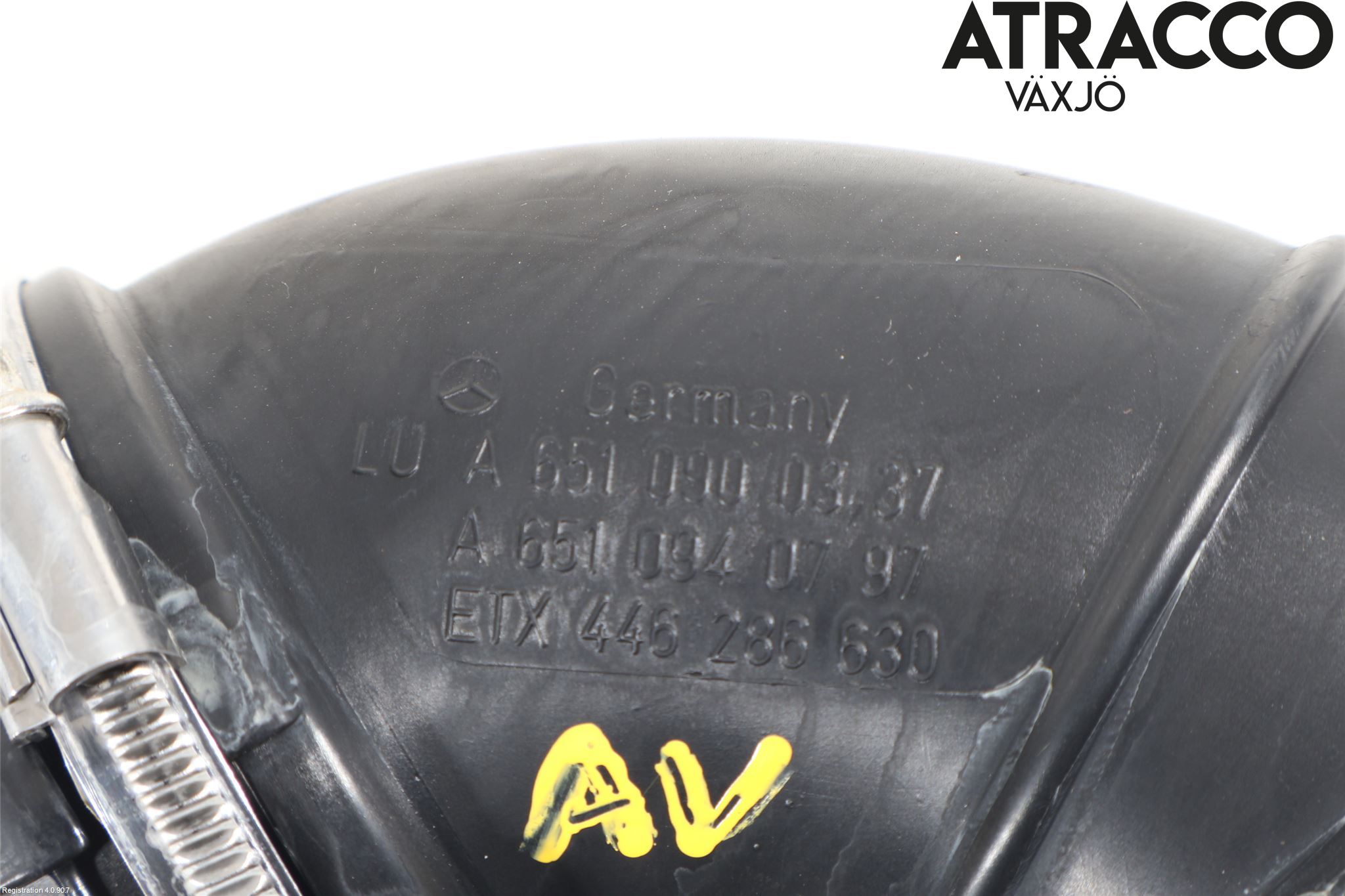 Mercedes-Benz MB C-KLASS (W204) 07-15 Deflektor Plåt-Plast Kylning