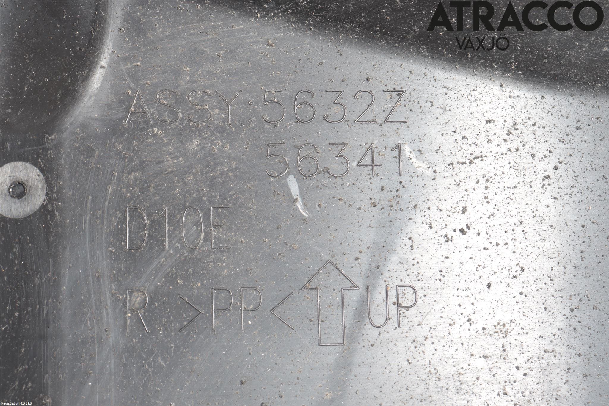 Mazda CX-3 Hasplåt Plåt-Plast