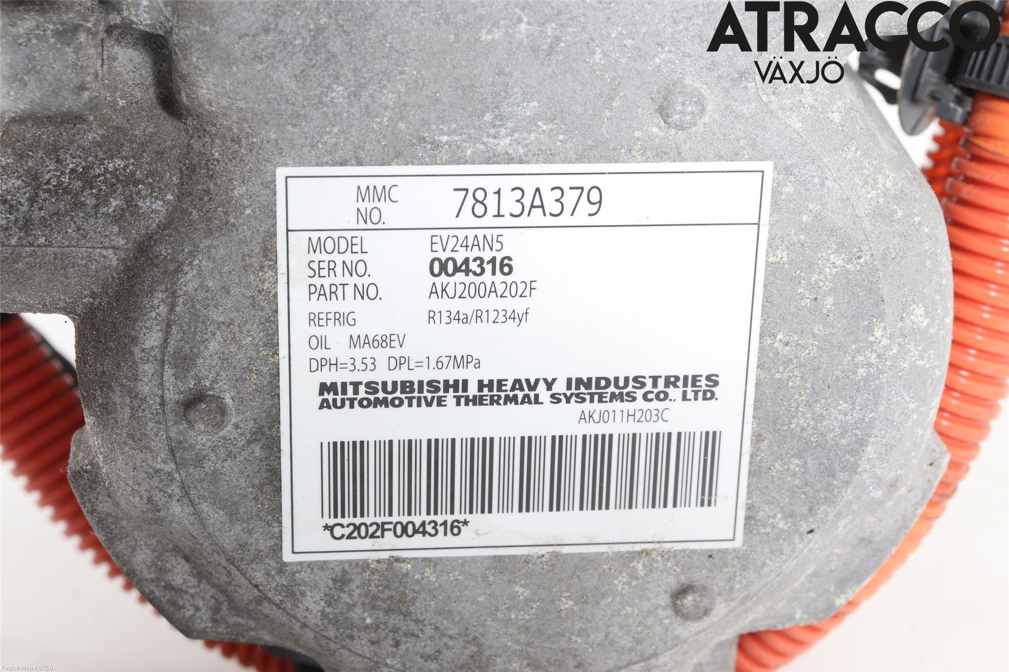 Mitsubishi OUTLANDER 13-21 Ac Kompressor