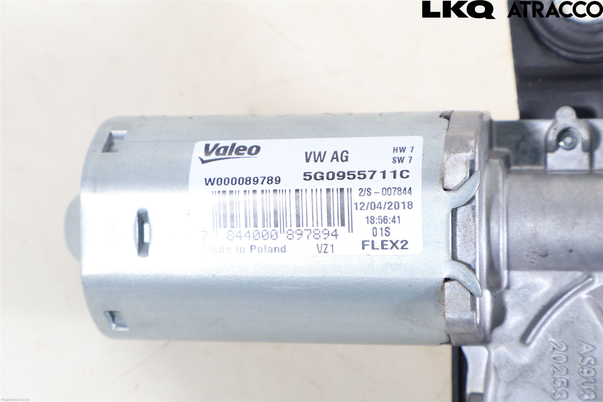 Volkswagen VW POLO VI 18->> Torkarmotor Baklucka