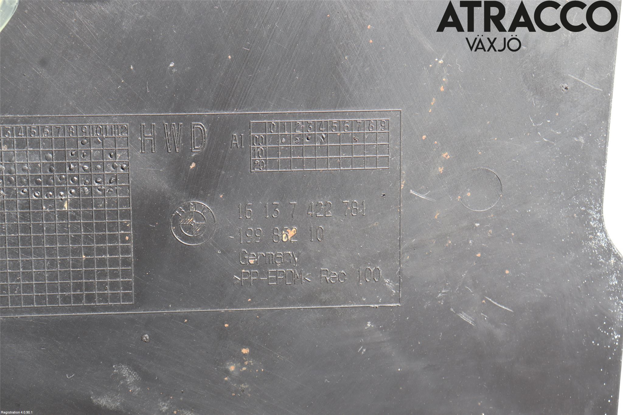 BMW 2 F45 Active Tourer 14-21 Hasplåt Plåt-Plast