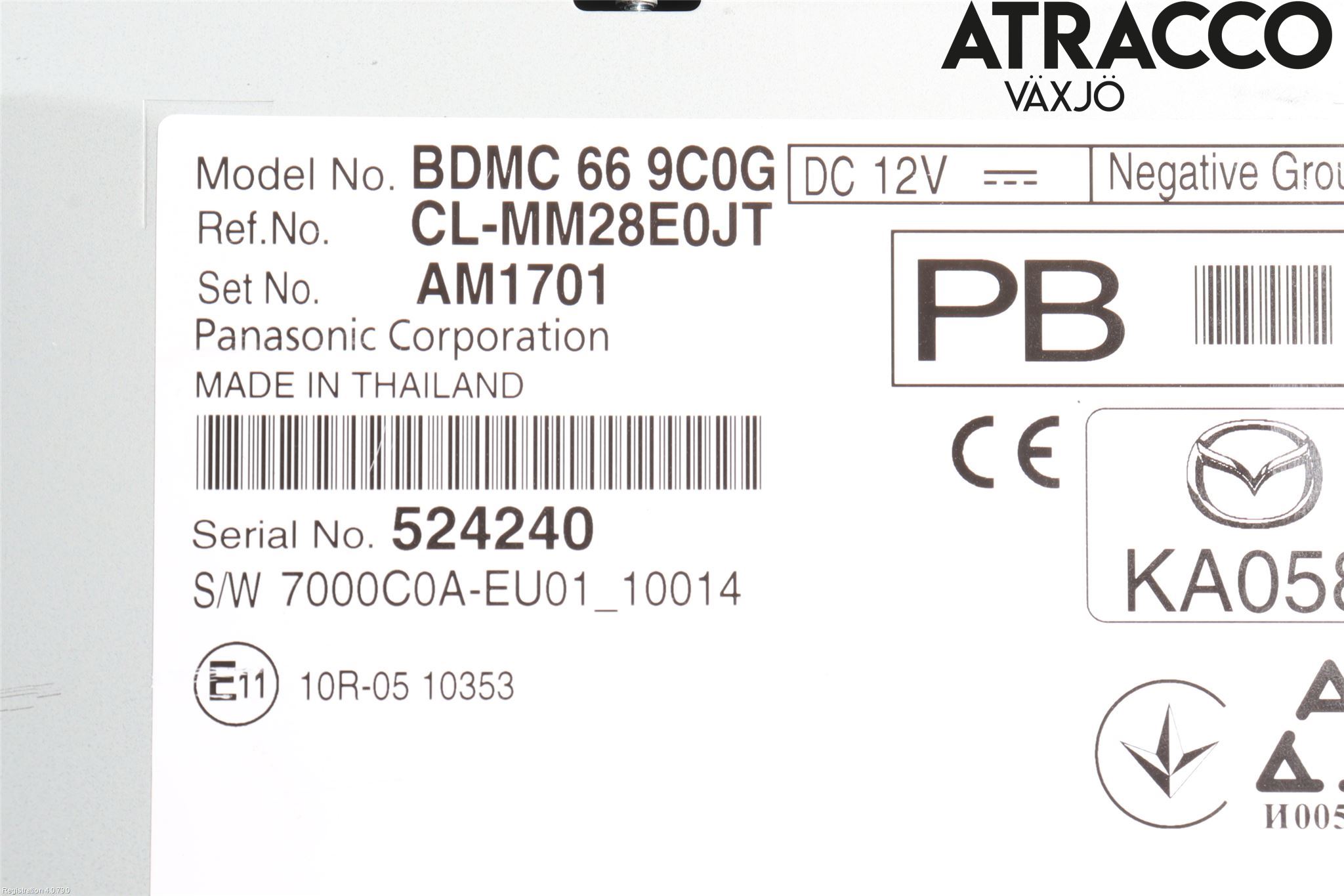 Mazda 3 IV 19- Cd Radio - Multimediapanel