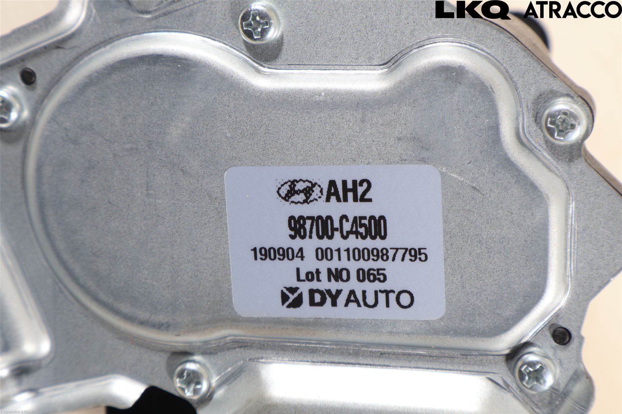 Hyundai i10 LA 20- Torkarmotor Baklucka