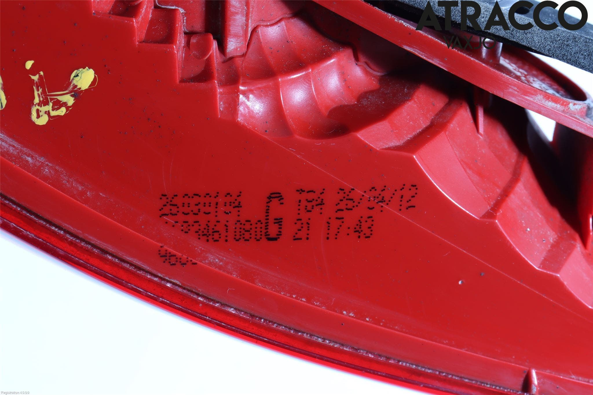 Peugeot 3008 09-16 Bakljus Lucka Vä