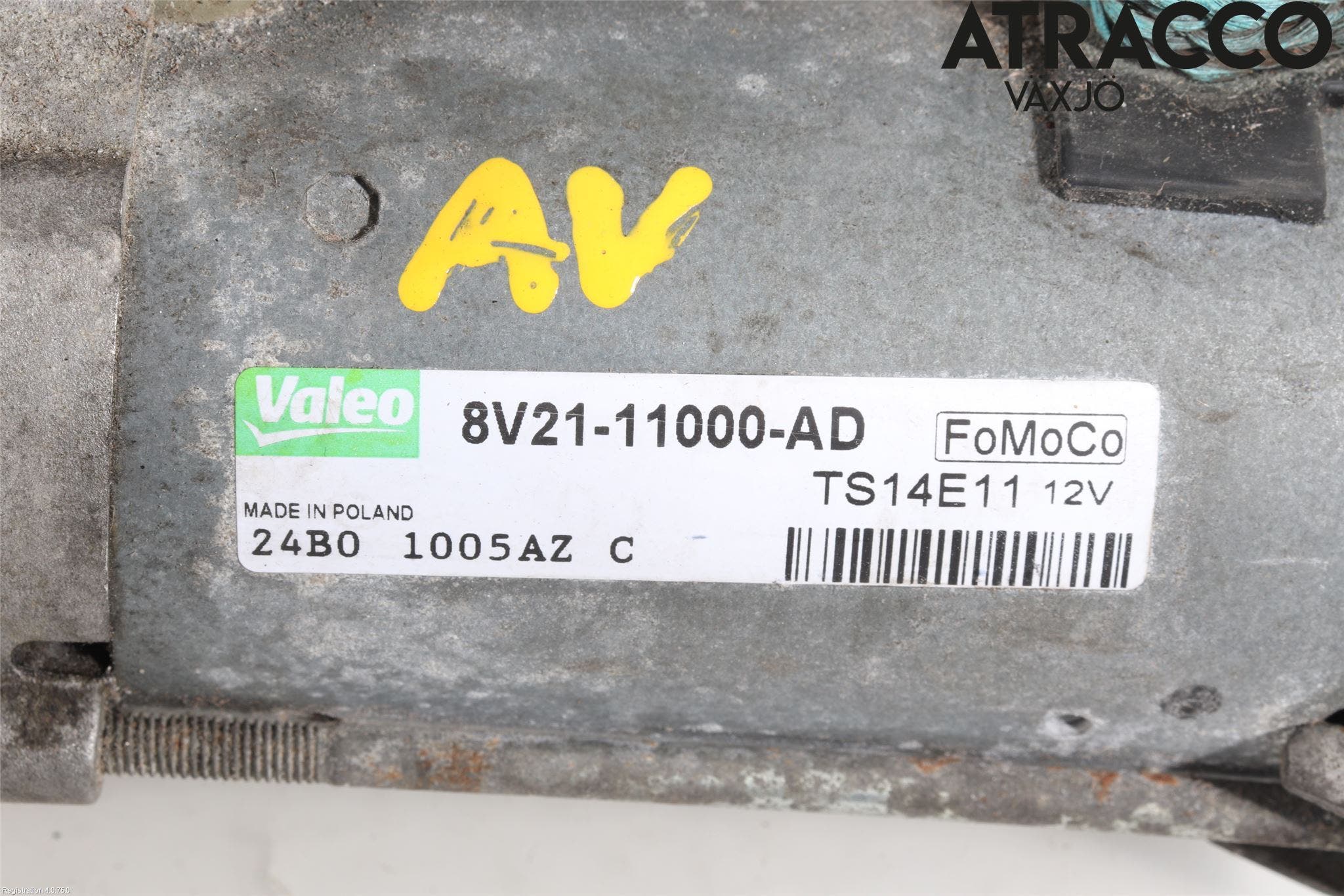 Ford FIESTA 09-12 Startmotor Diesel