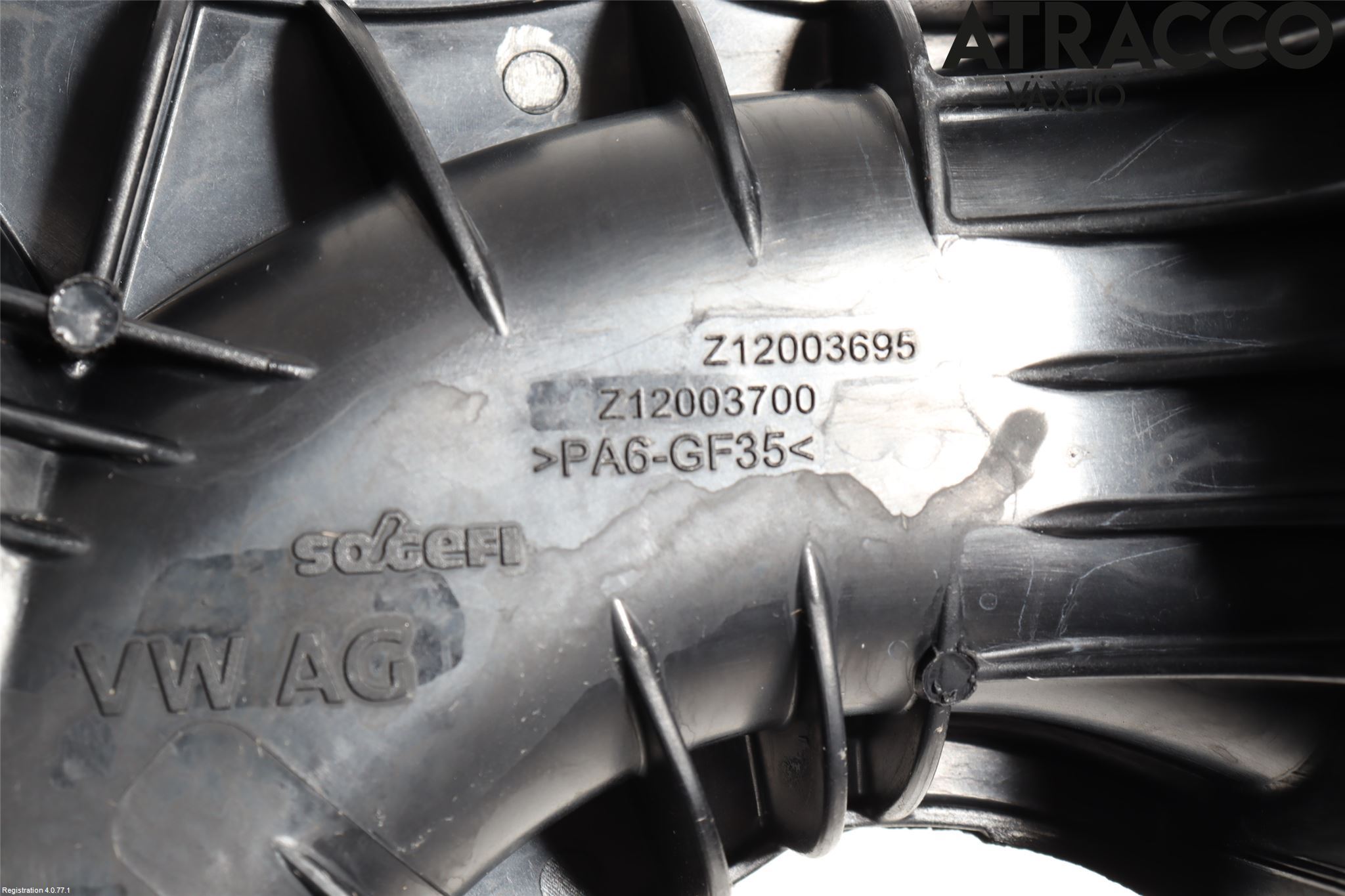 Volkswagen VW AMAROK 2H 10-22 Grenrör Insug
